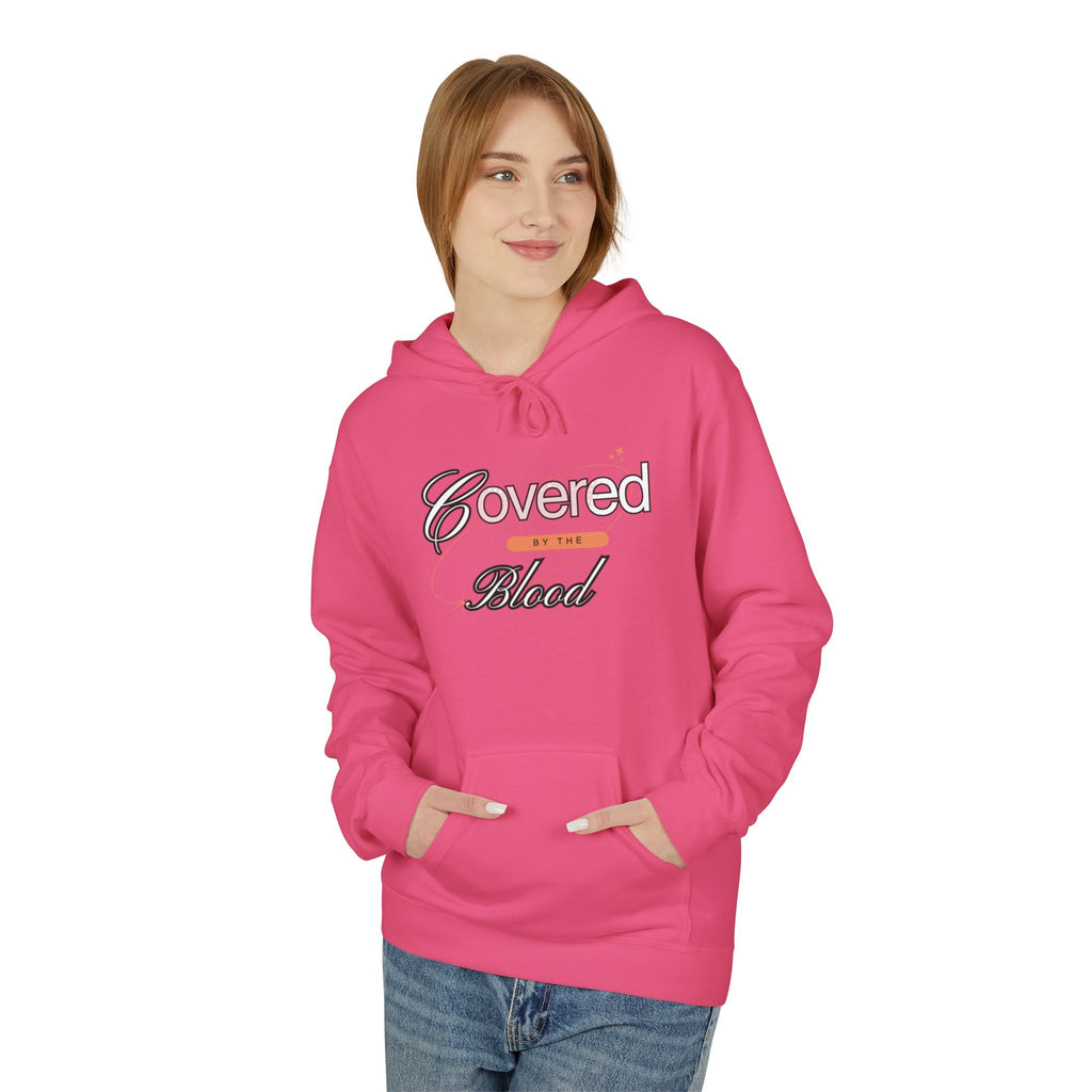 Covered by the Blood Hoodie — Christian Faith Graphic Hoodie