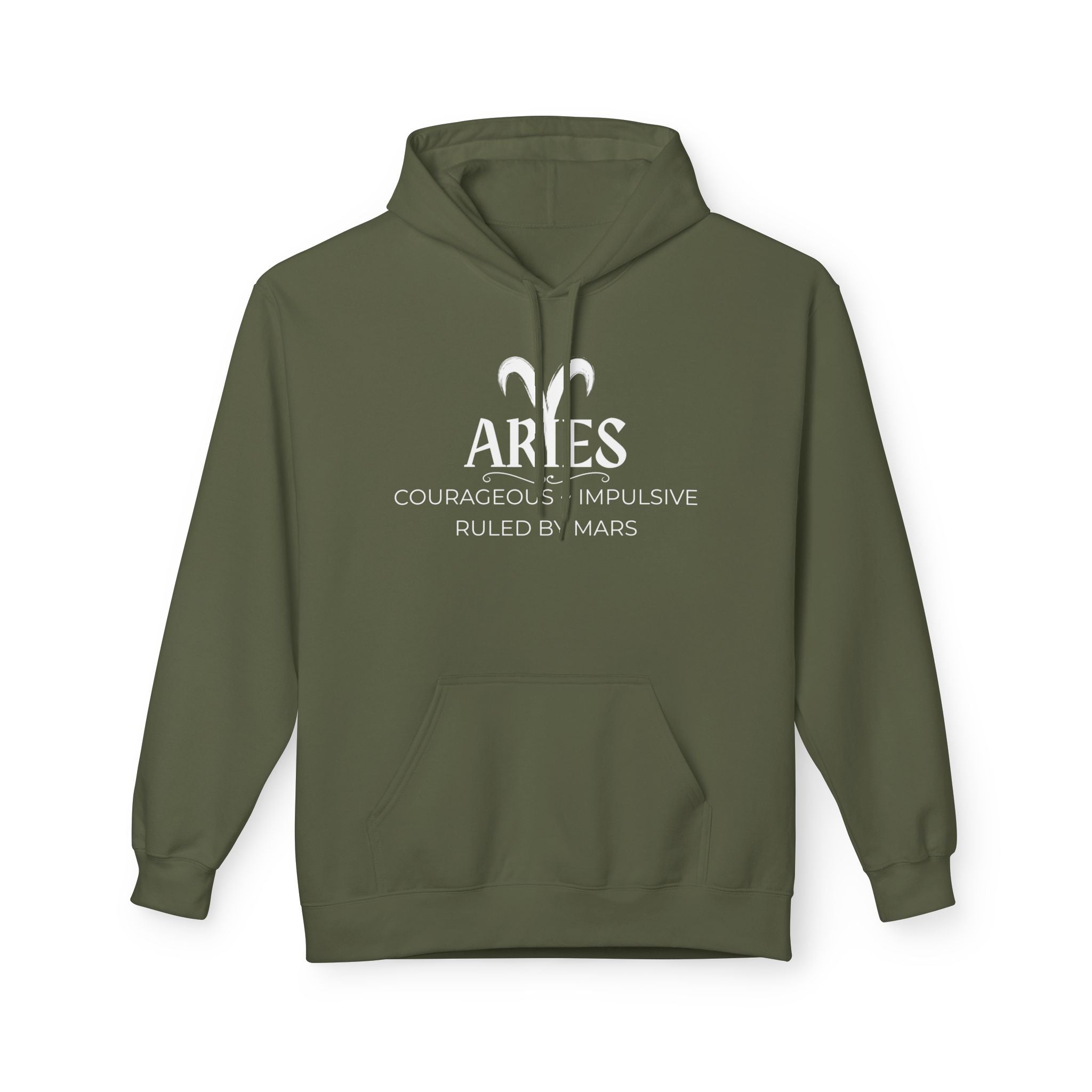 Aries Zodiac Fleece Hoodie