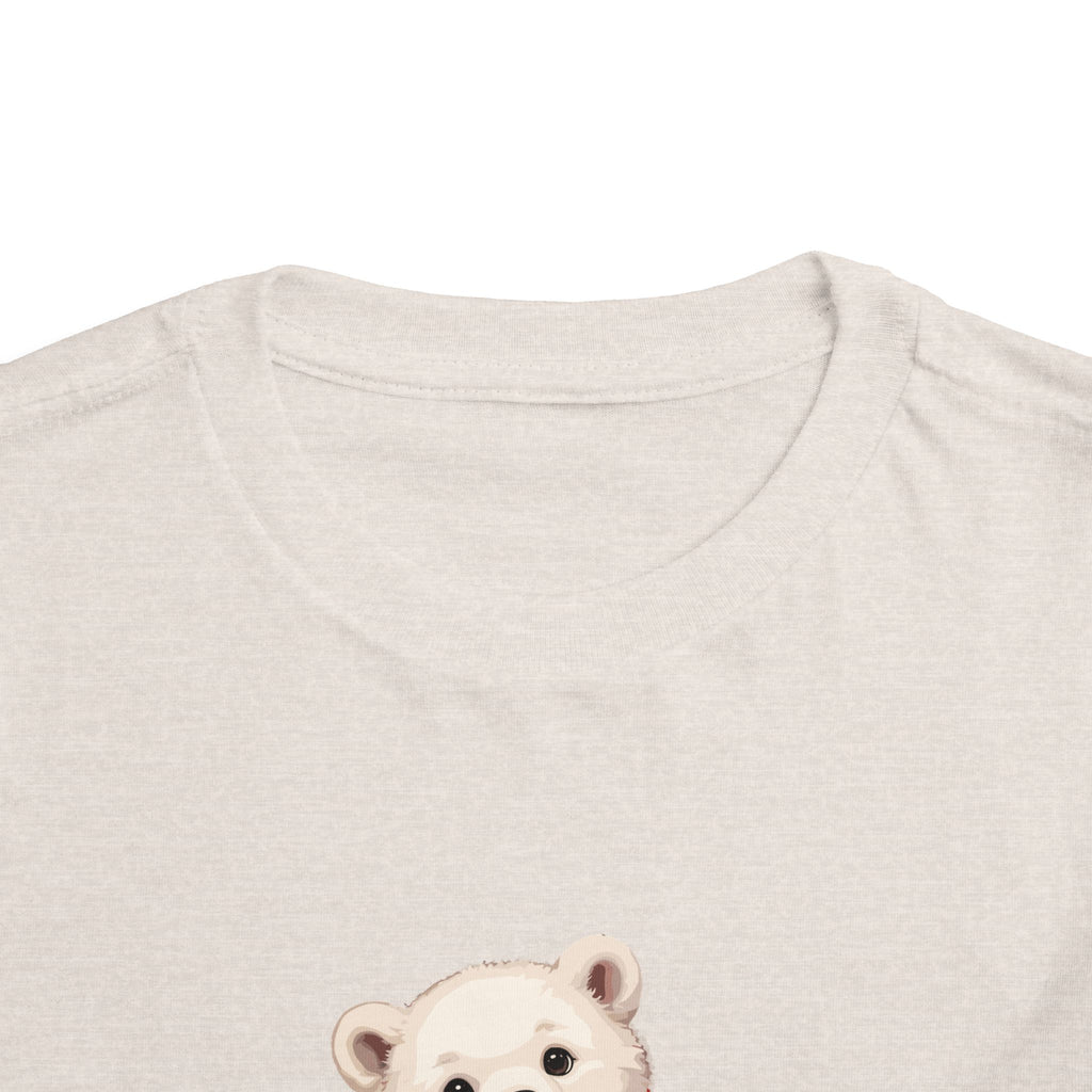 Ho Ho Ho Teddy Bear Christmas Toddler Short Sleeve Tee