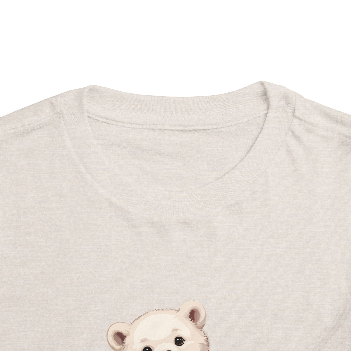 Ho Ho Ho Teddy Bear Christmas Toddler Short Sleeve Tee