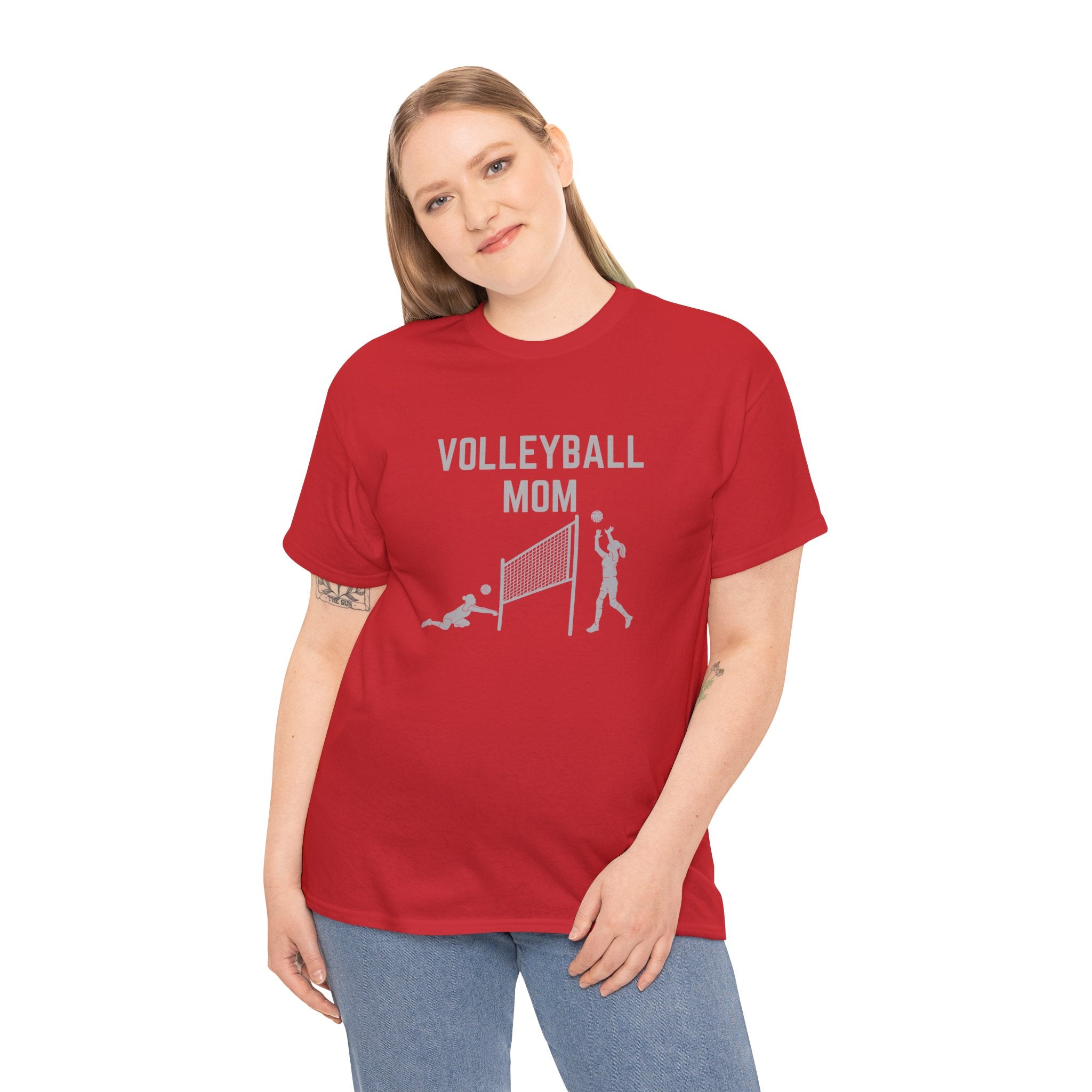 Volleyball Mom T-Shirt — Graphic Volleyball Mom Tee for Game Day