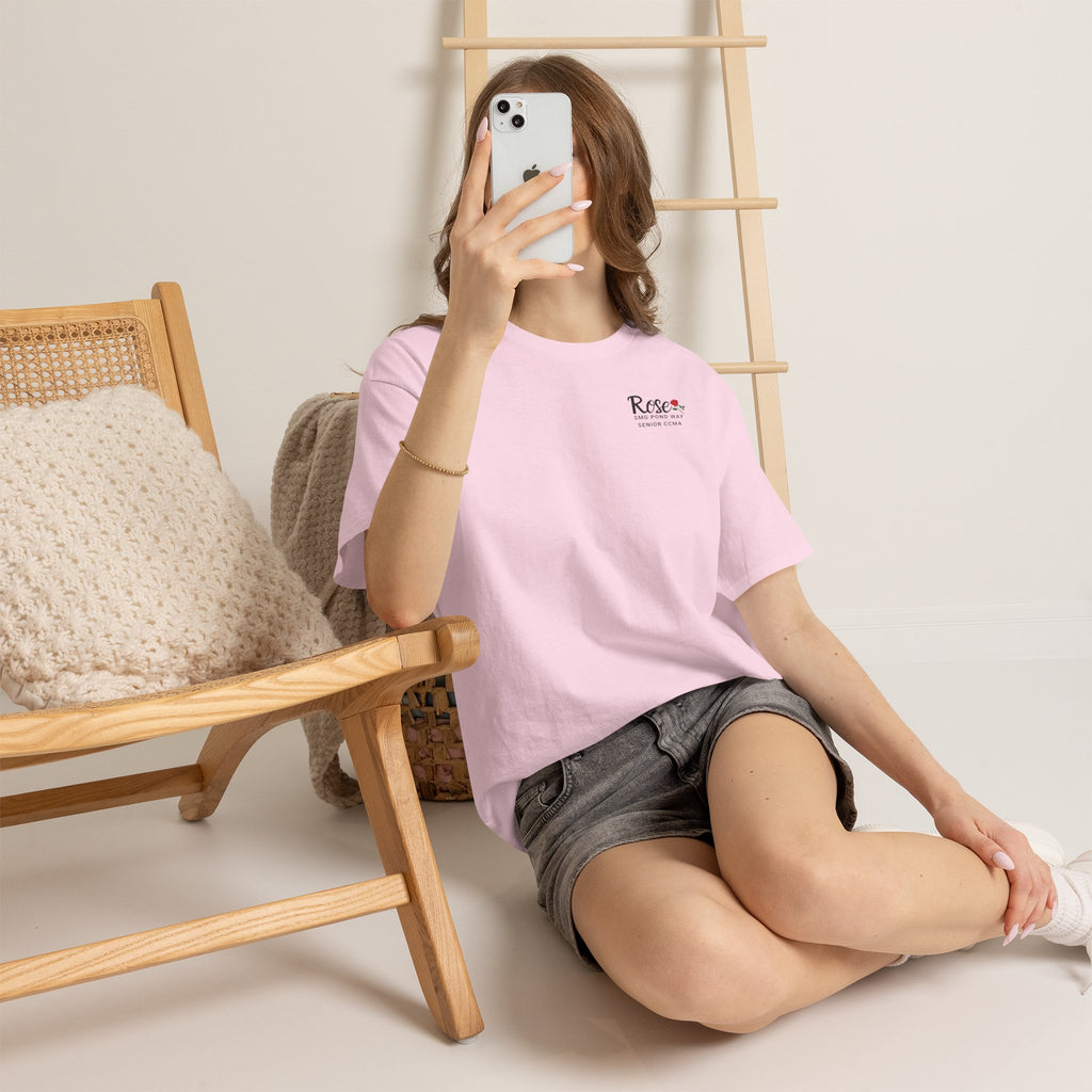 Rose Logo Work T-shirt with Rose emblem