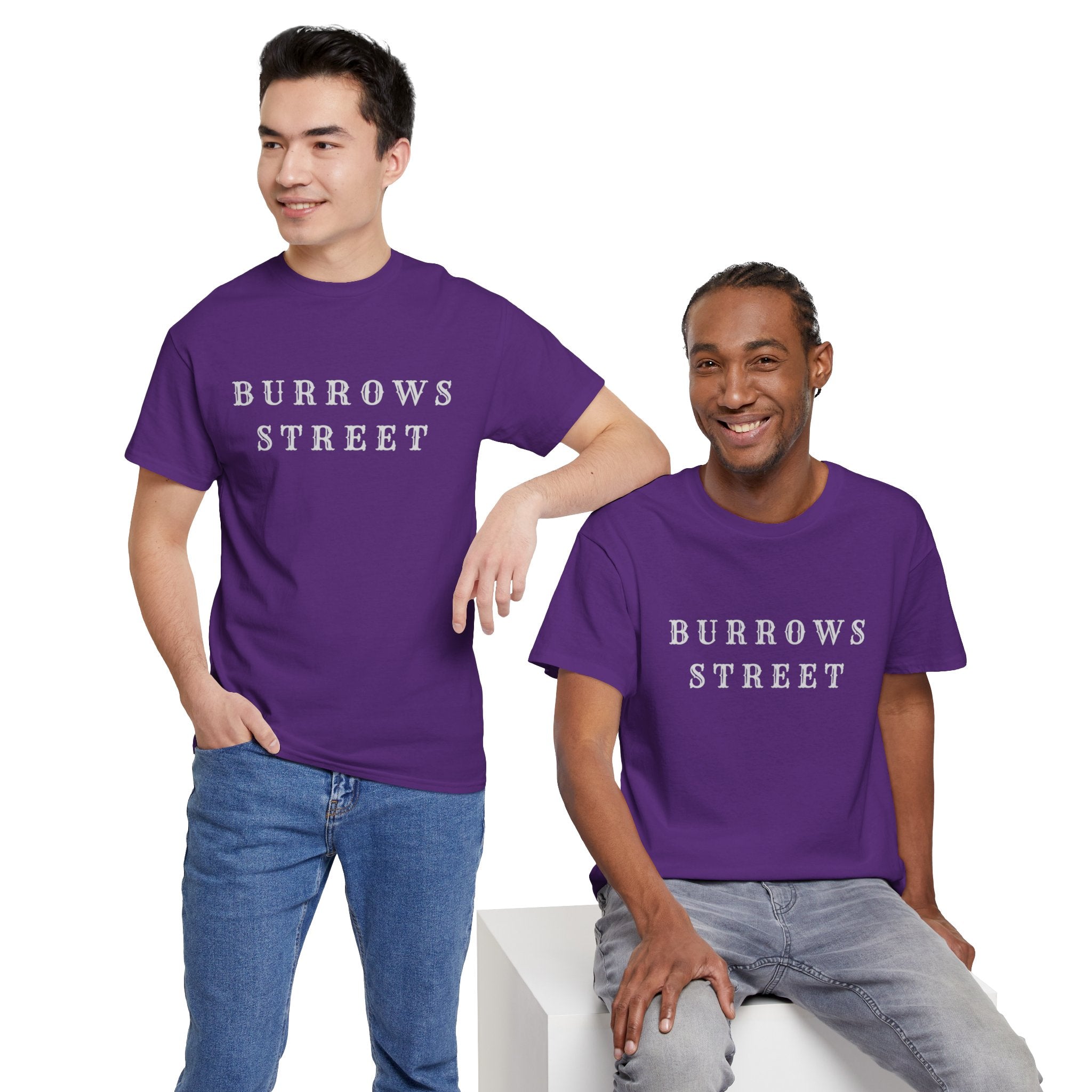 Burrows Street T-Shirt — Minimal Vintage Street Name Tee