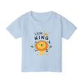 Little King Toddler T-Shirt — Cute Lion Crown Tee for Baby Boy & Girl