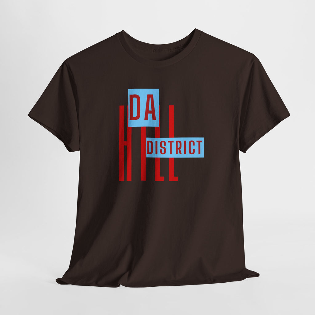 Hill District Retro Logo T‑Shirt — "Da Hill District" Pittsburgh Pride Tee