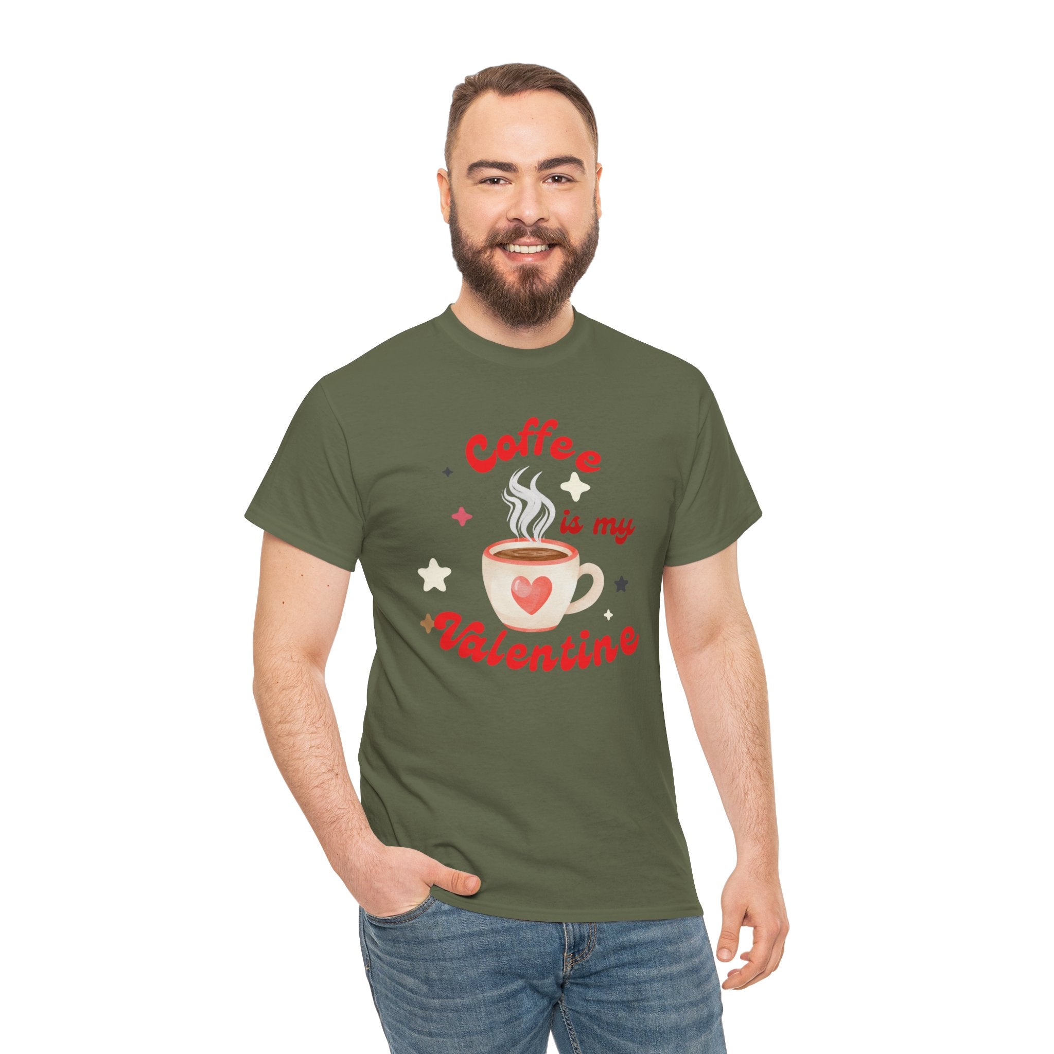Coffee Is My Valentine Tee — Cute Valentine’s Day Coffee Shirt