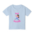 Big Sister Toddler T-Shirt — Cute Cartoon Sibling Announcement Tee