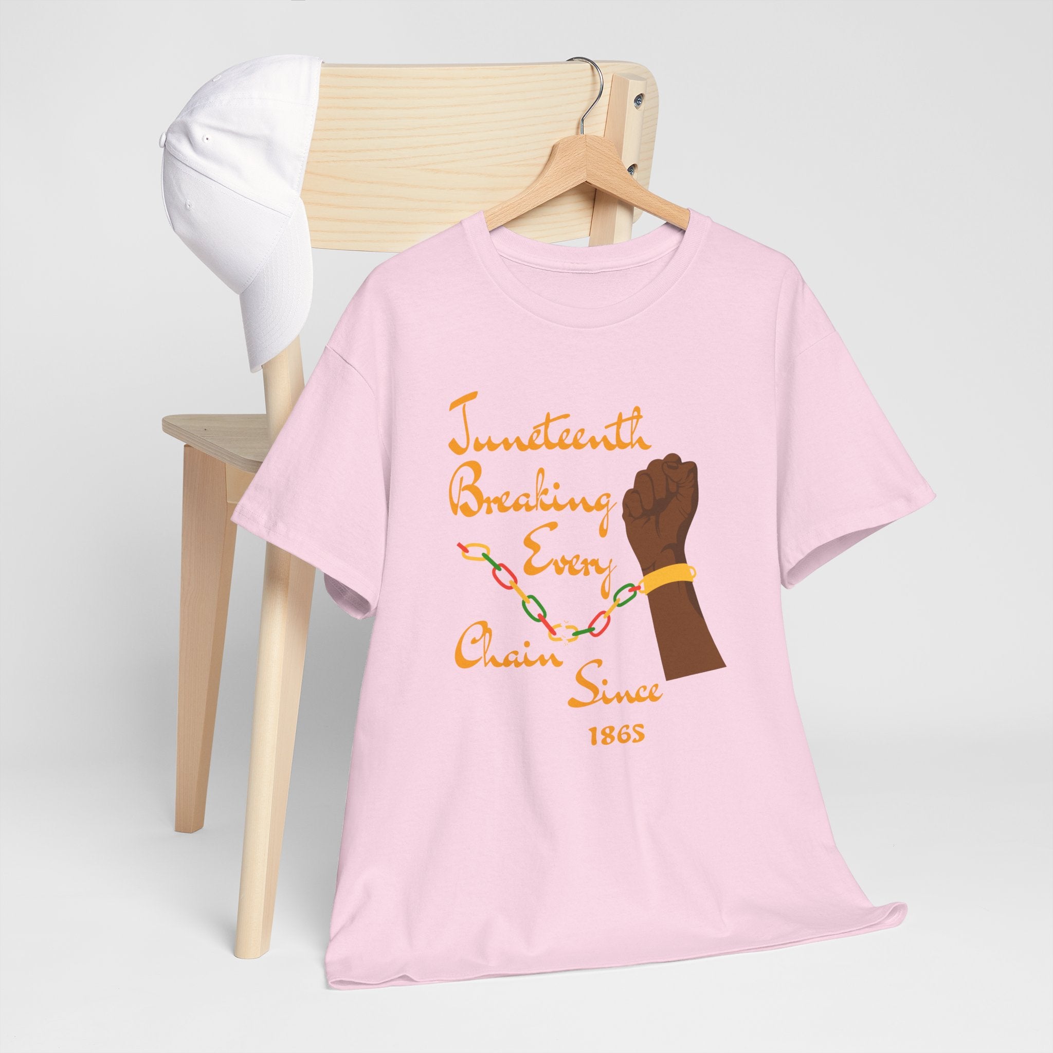 Juneteenth Freedom Tee — "Breaking Every Chain Since 1865"
