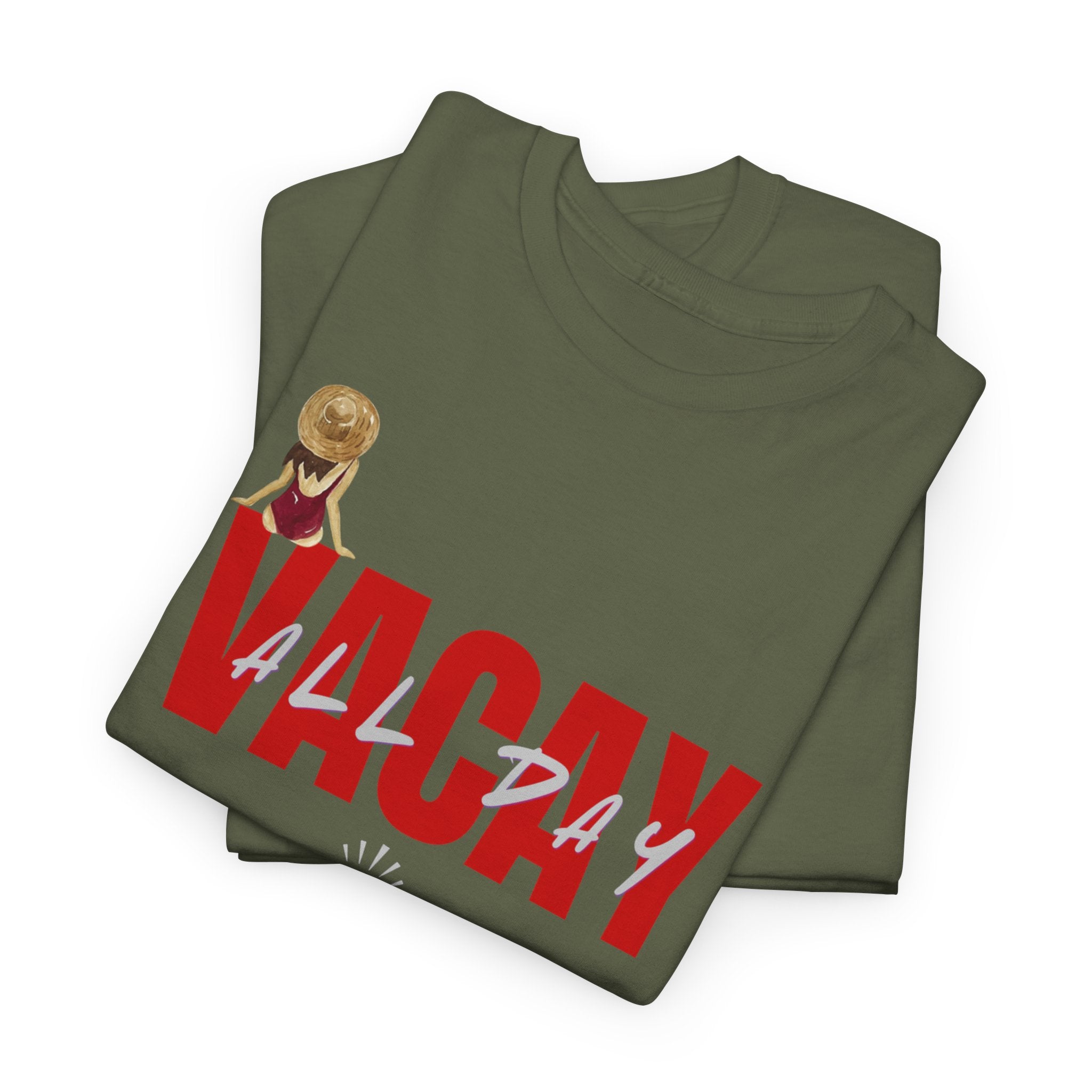 Slay All Night Graphic Tee — "Slay All Night" Red Text Party Shirt