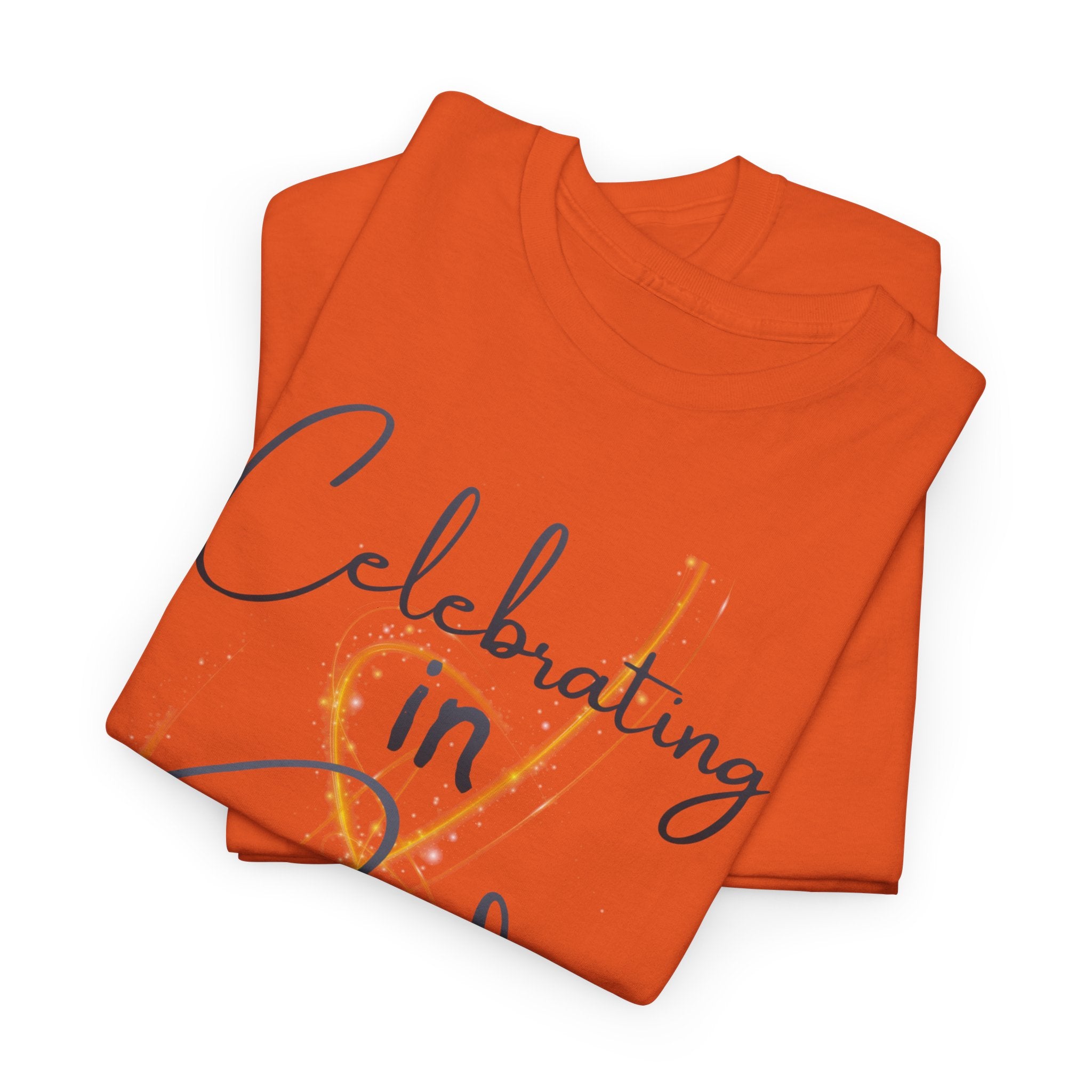 "Celebrating" T-Shirt — Celebratory Graphic Tee