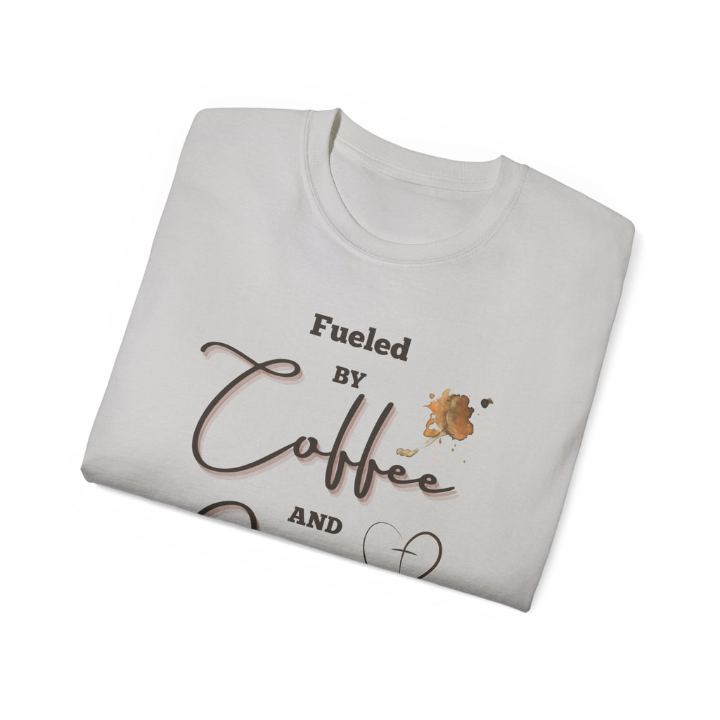 Coffee and Jesus T‑Shirt — "Fueled by Coffee and Jesus" Faith Graphic Tee