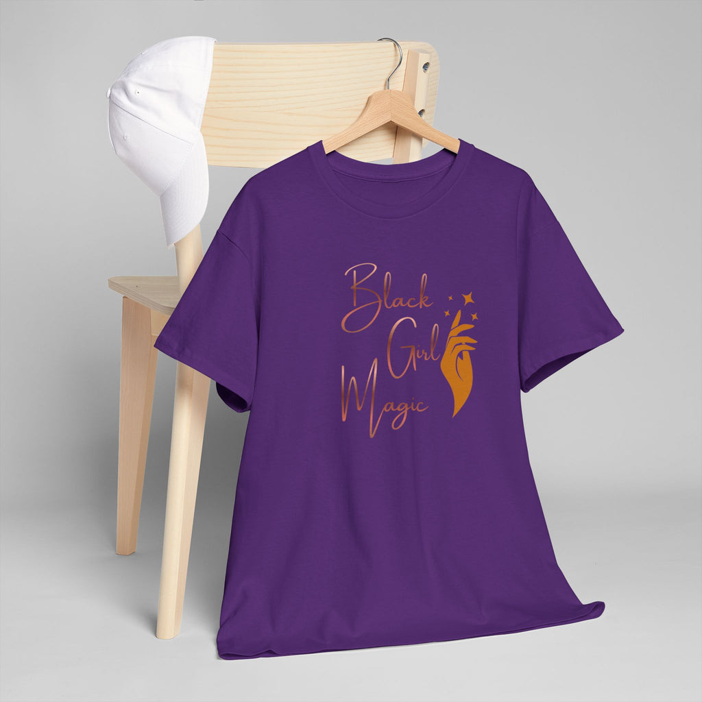 Black Girl Magic T-Shirt — Empowerment Tee with Feminine Illustration