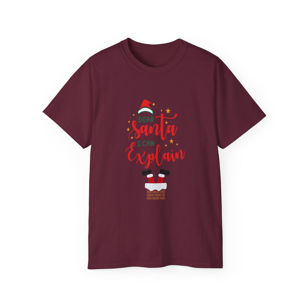 Dear Santa I Can Explain Unisex Ultra Cotton Tee