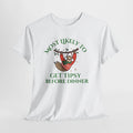 Most Likely to Get Tipsy Before Dinner Christmas Sloth T-Shirt
