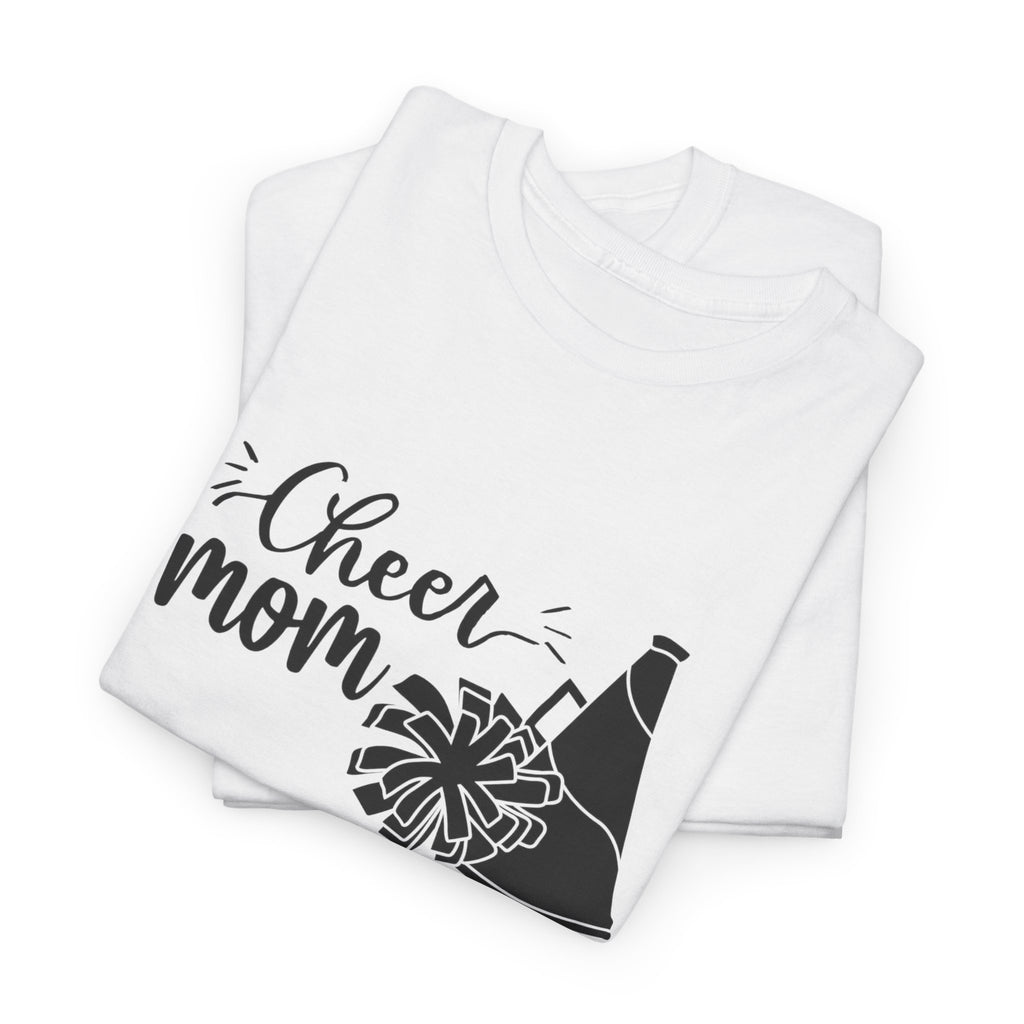 Cheer Mom T-Shirt — Pom Pom & Megaphone Mom Tee