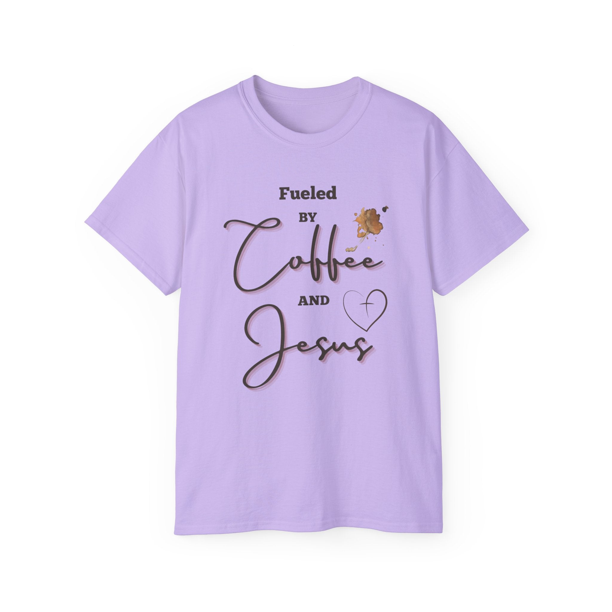 Coffee and Jesus T‑Shirt — "Fueled by Coffee and Jesus" Faith Graphic Tee