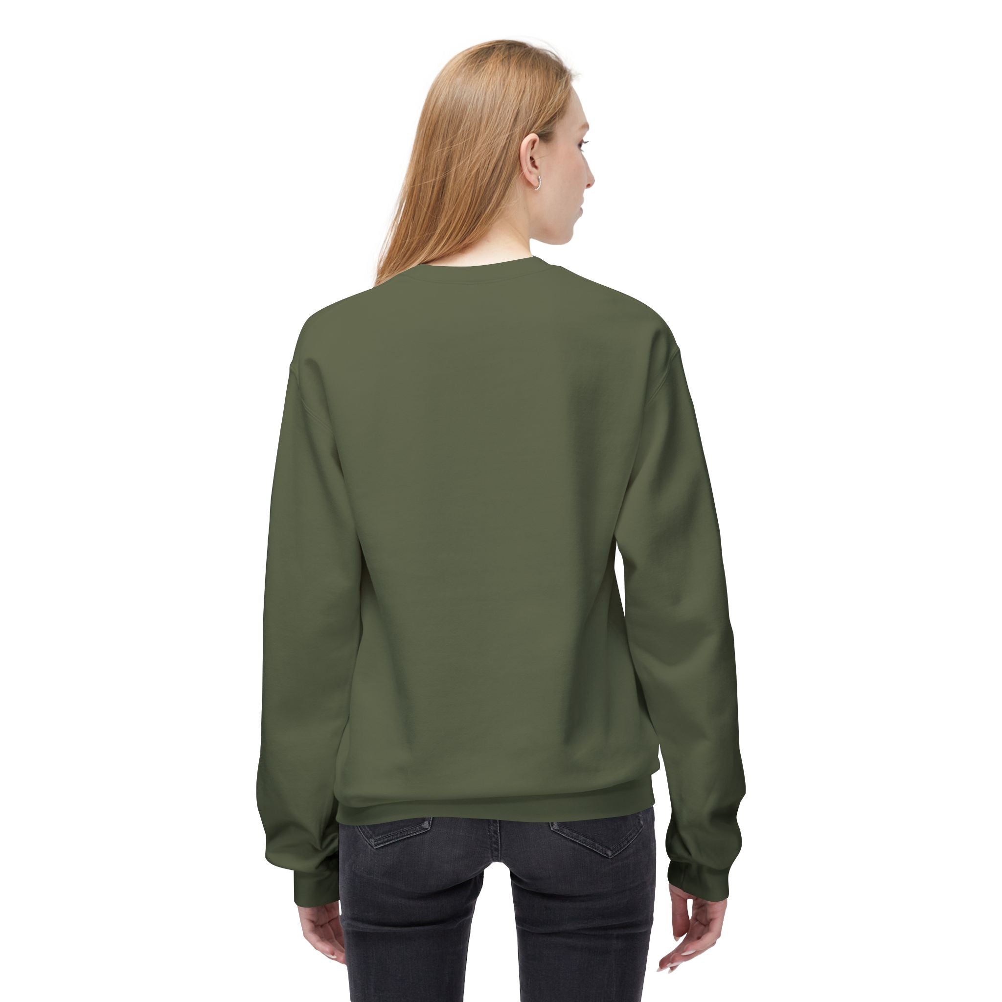 Crewneck Sweatshirt — “The Quieter You Become, The More You Hear” Minimal Quote