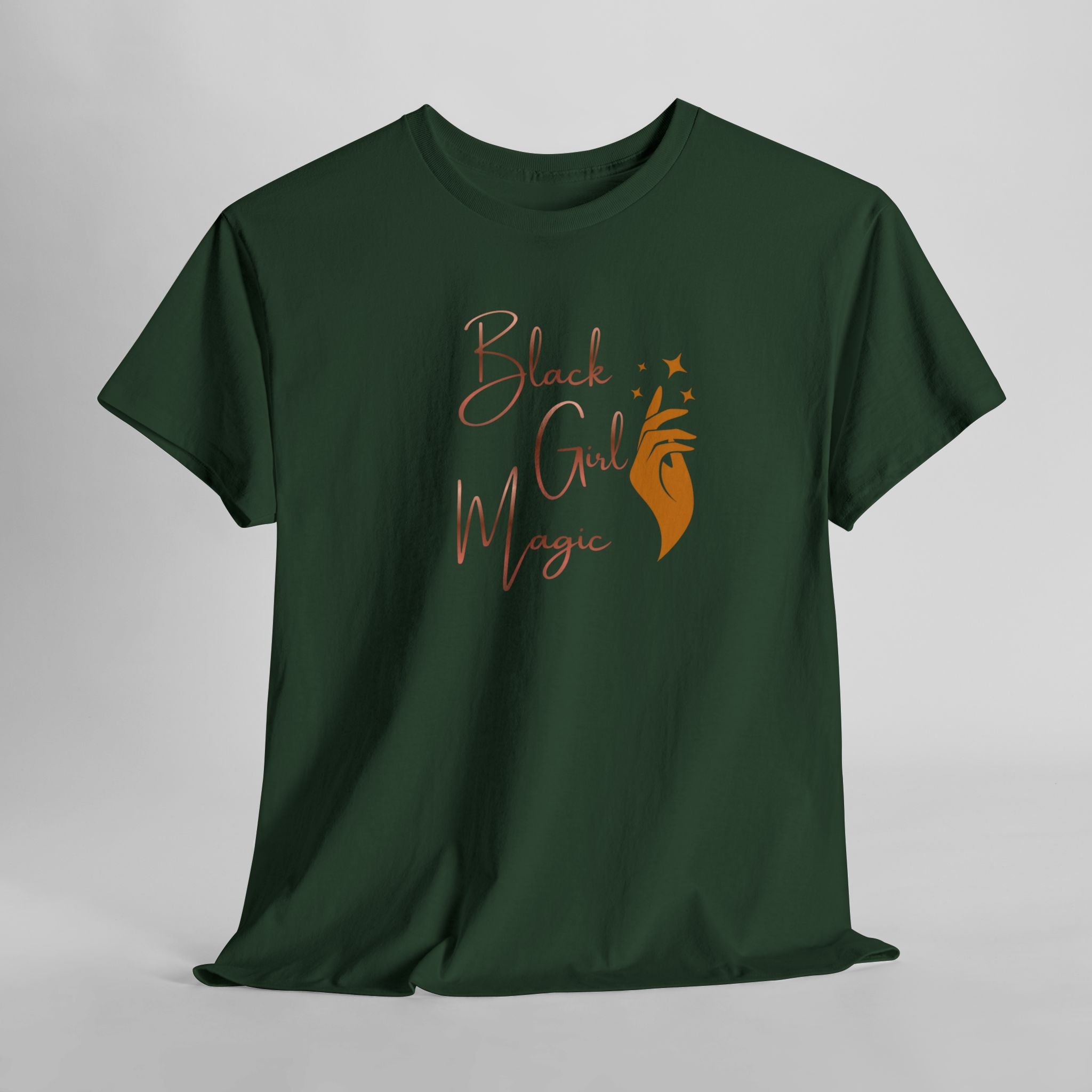 Black Girl Magic T-Shirt — Empowerment Tee with Feminine Illustration