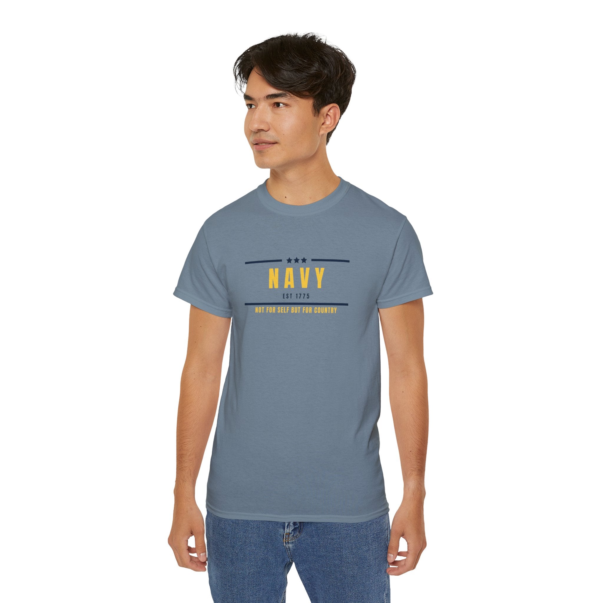 Navy Est. 1775 Military Graphic Tee — Veteran & Navy Support Shirt