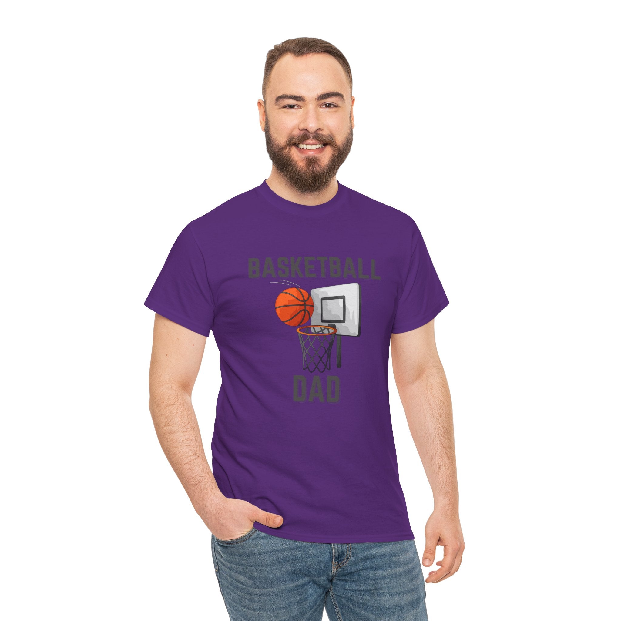 Basketball Dad T-Shirt — Dad Gift, Basketball Coach & Game Day Tee