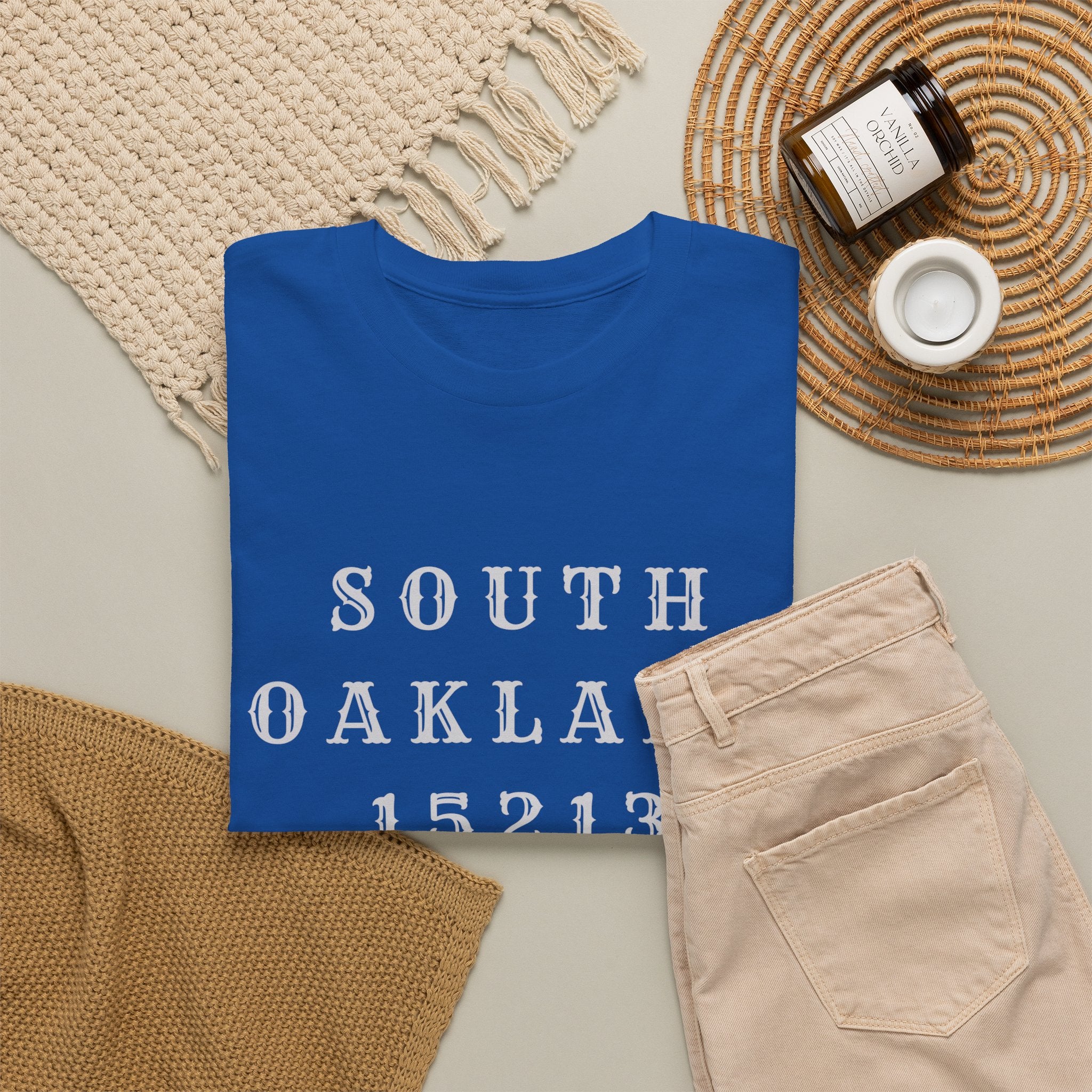South Oakland 15213 T-Shirt — Vintage City Zip Code Tee