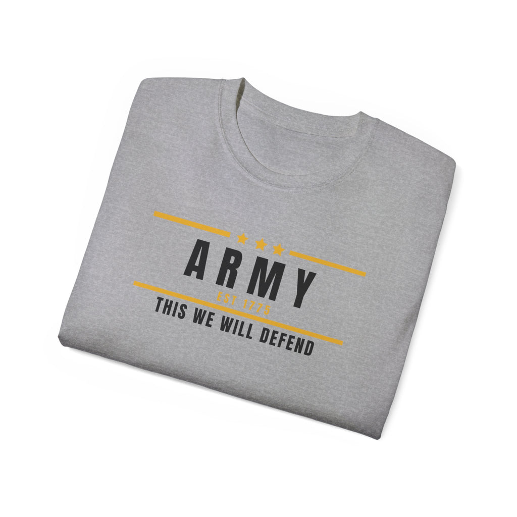Army This We Will Defend Tee — Patriotic Military Cotton T-Shirt