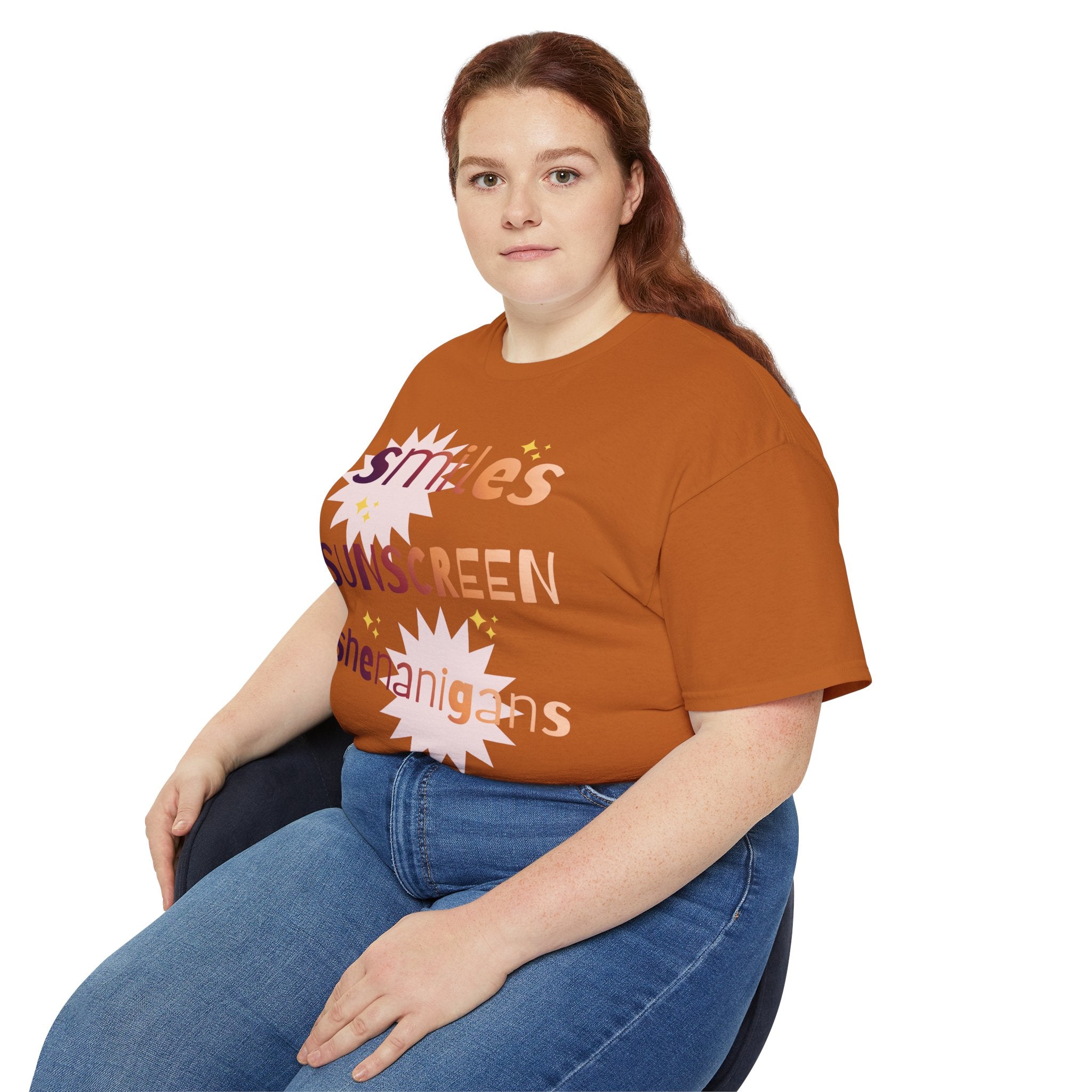 Smiles Sunscreen Shenanigans Tee — Fun Summer Beach Shirt