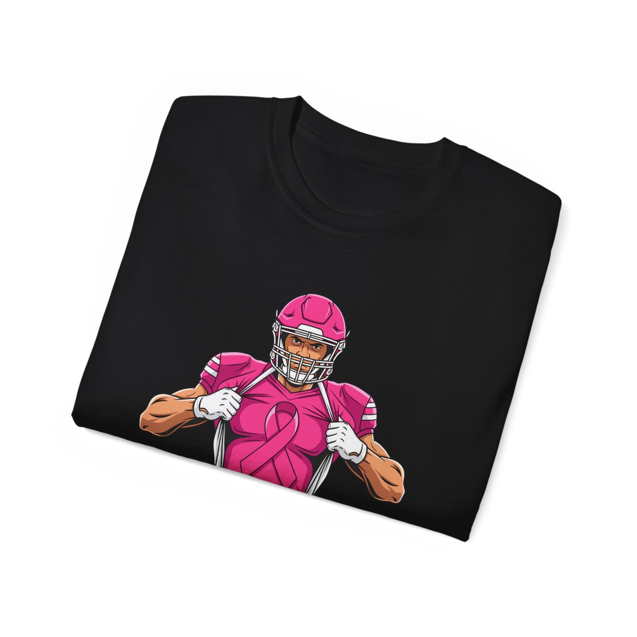 Breast Cancer Awareness Football Player T-Shirt