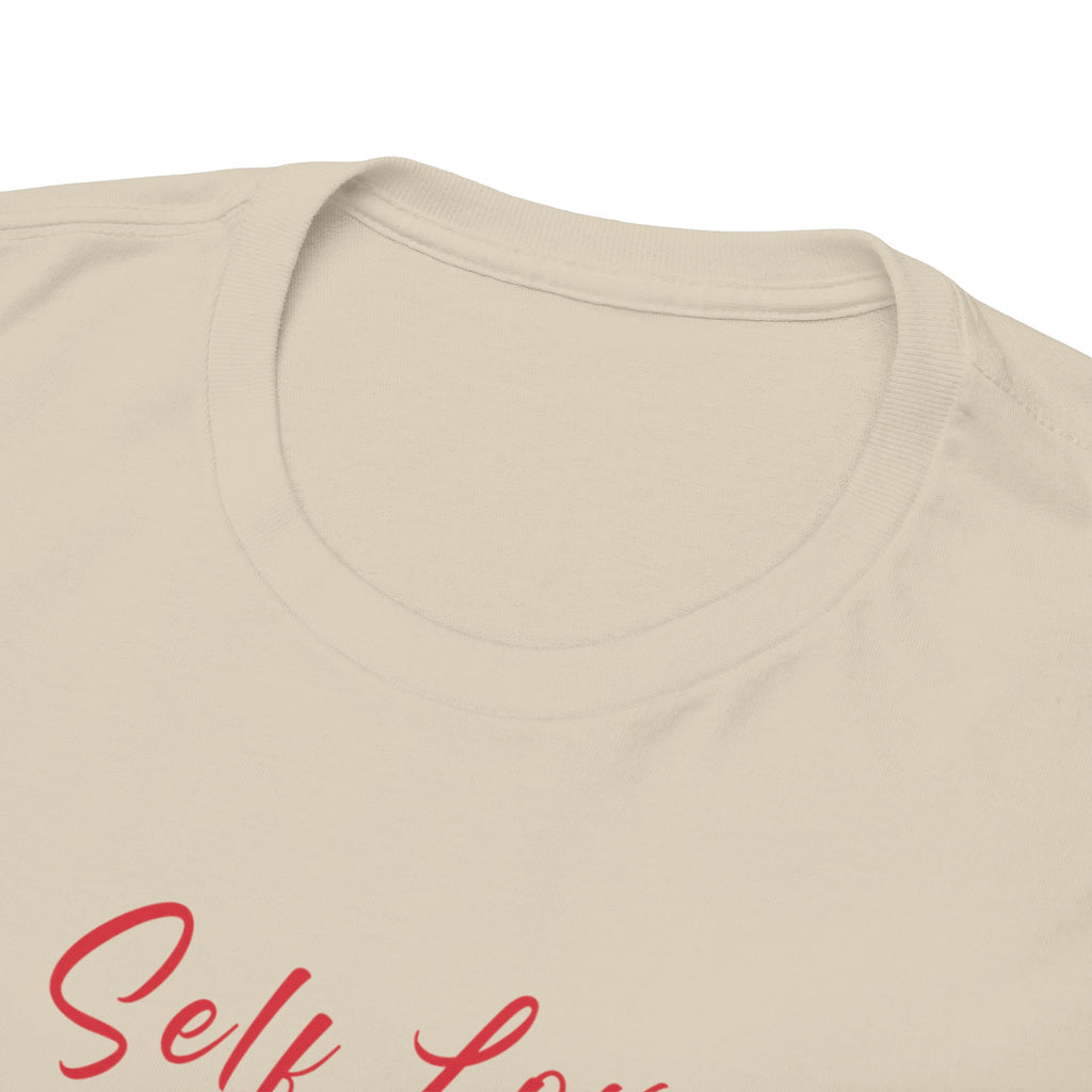 T-Shirt — "Self Love Is The Real Flex" Romantic Couple Graphic Tee