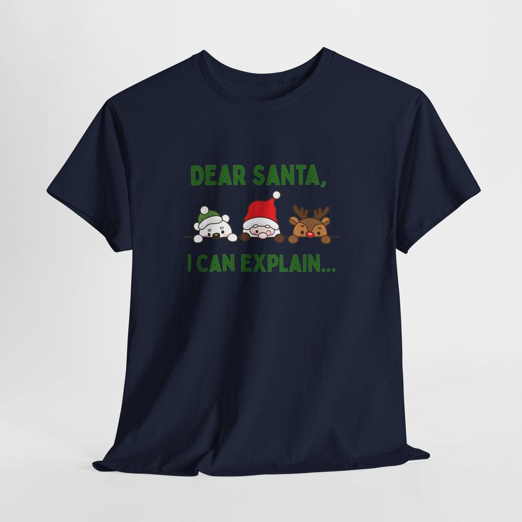 Dear Santa I Can Explain Christmas T-Shirt