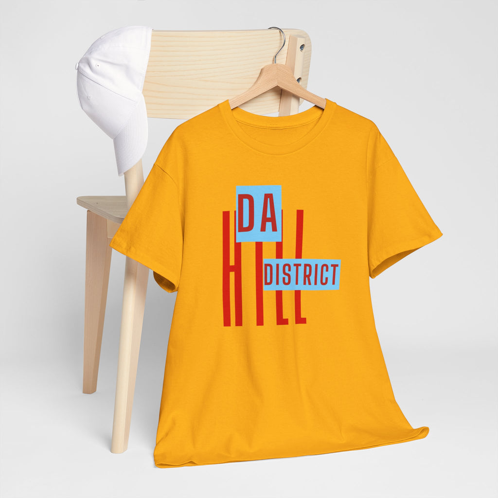 Hill District Retro Logo T‑Shirt — "Da Hill District" Pittsburgh Pride Tee