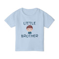 Little Brother Toddler T-Shirt - Colorful Playful Sibling Shirt