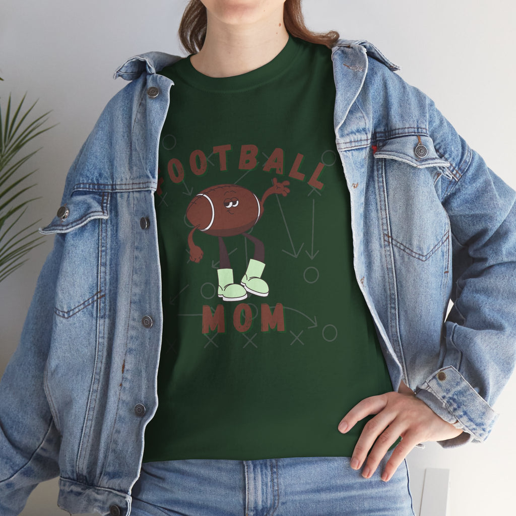 Football Mom graphic Unisex Heavy Cotton Tee
