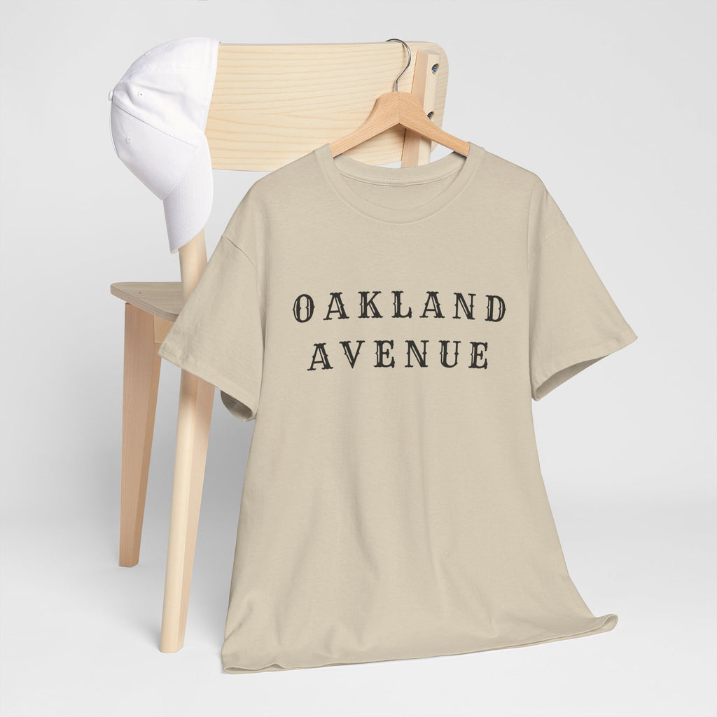 Oakland Avenue Throwback Tee — Minimal Streetwear Graphic T-Shirt