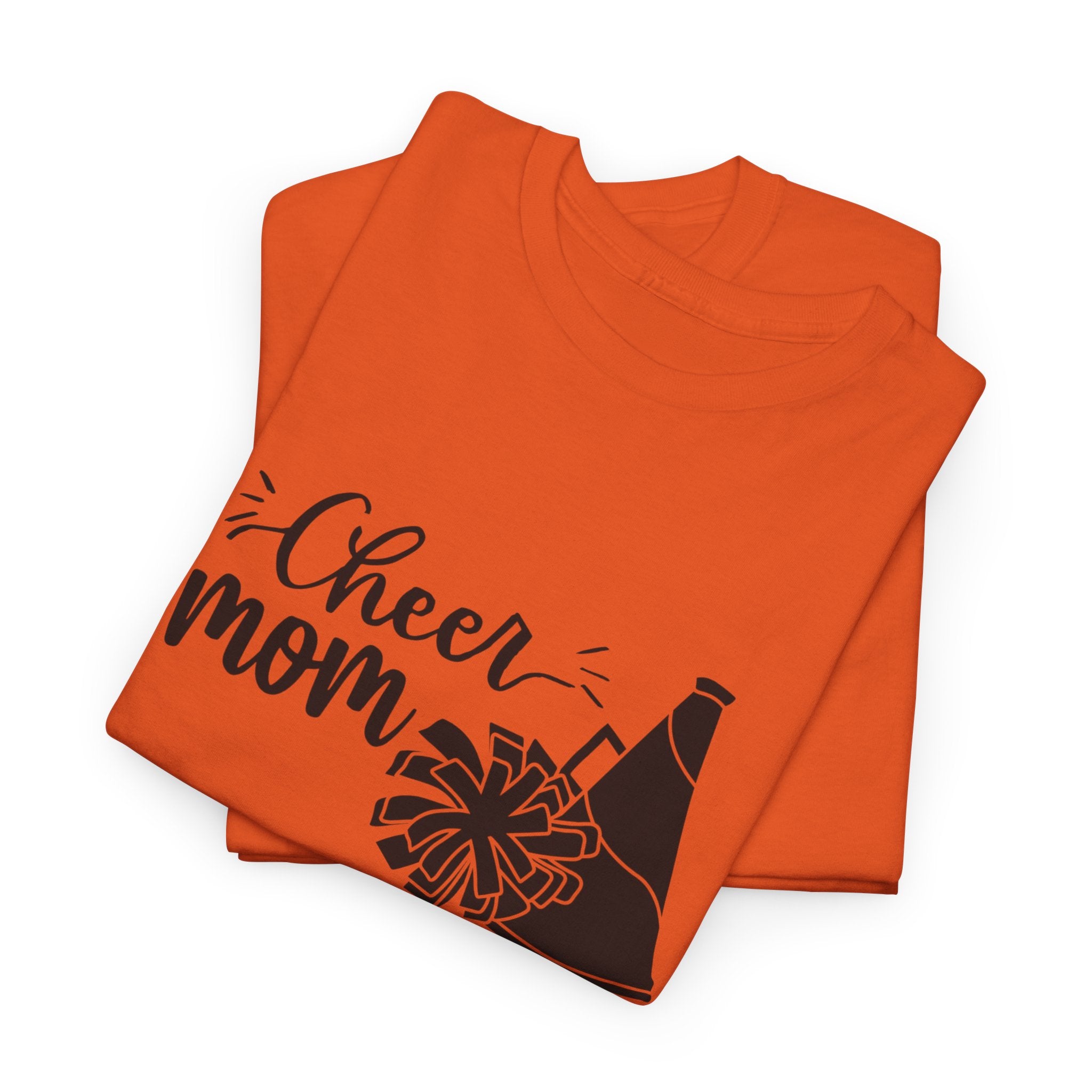 Cheer Mom T-Shirt — Pom Pom & Megaphone Mom Tee