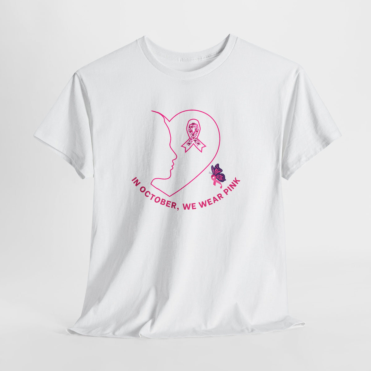 Breast Cancer Awareness T-Shirt — "In October, We Wear Pink" Tee