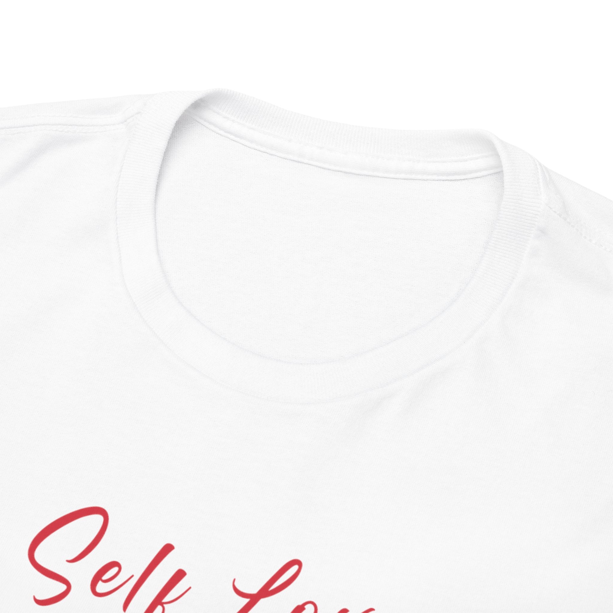 T-Shirt — "Self Love Is The Real Flex" Romantic Couple Graphic Tee