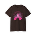 Breast Cancer Survivors Are Real T-Shirt — Pink Ribbon Boxing Gloves Tee
