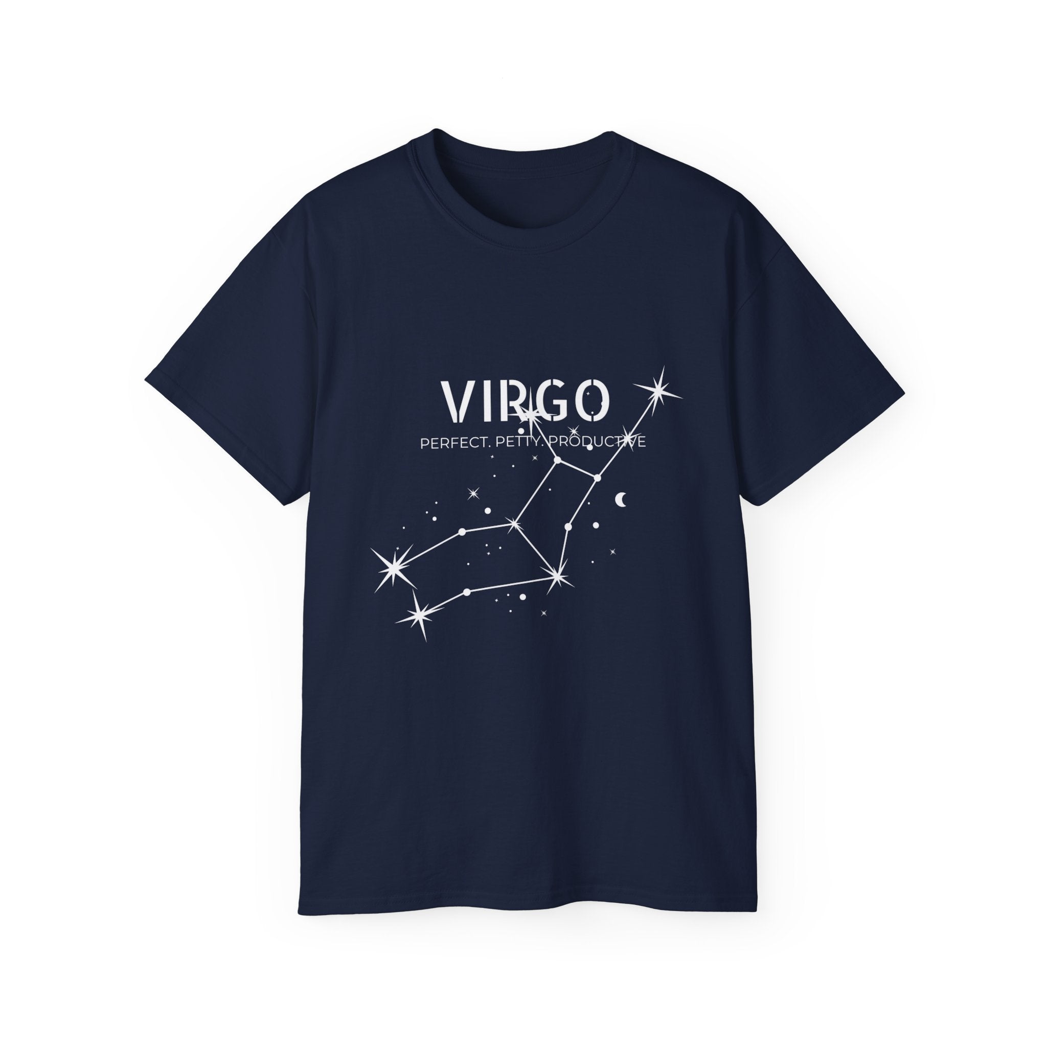 Virgo Constellation T-Shirt — "Perfectly Meticulous" Zodiac Tee