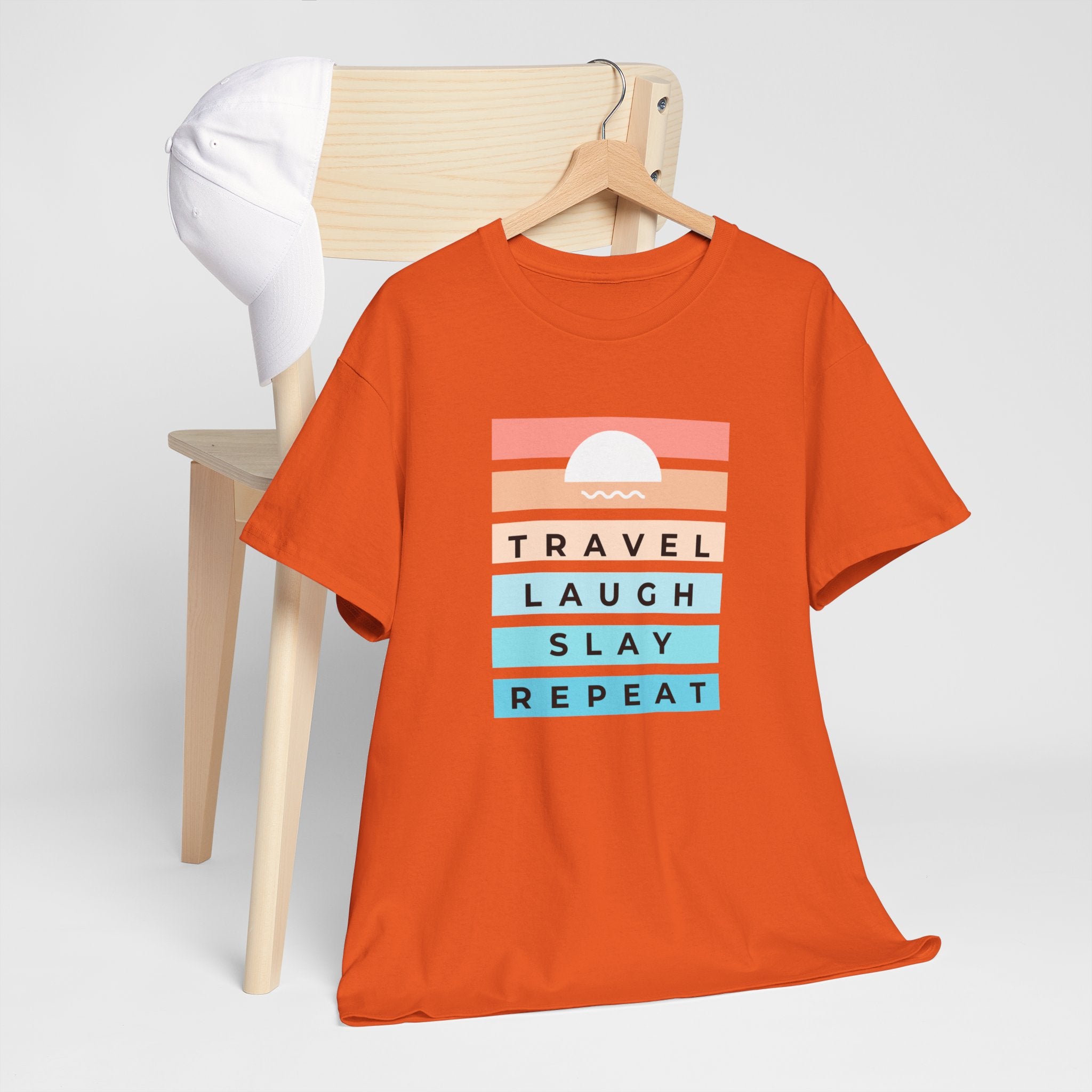 Travel Laugh Slay Repeat Tee