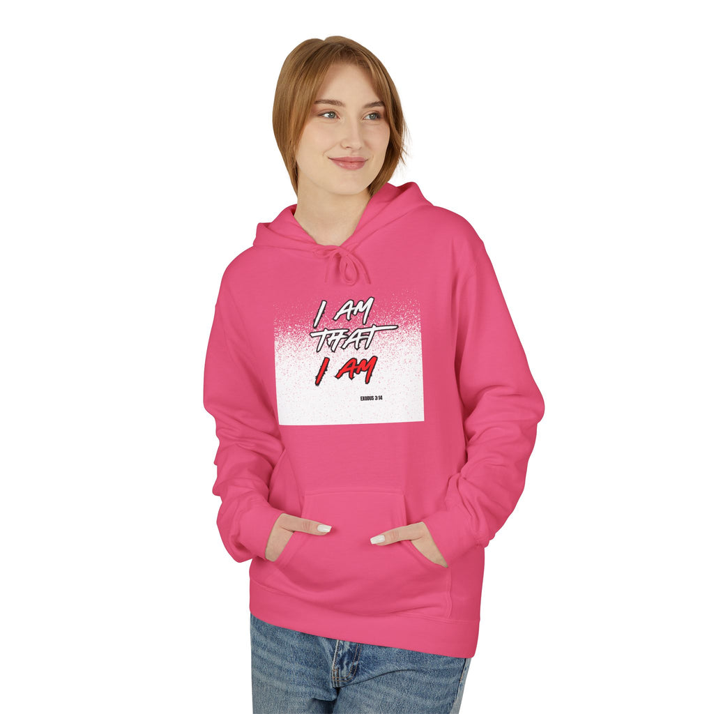 Hoodie — 'Lazy Today, Lady Tomorrow' Minimal Script Hoodie (White)