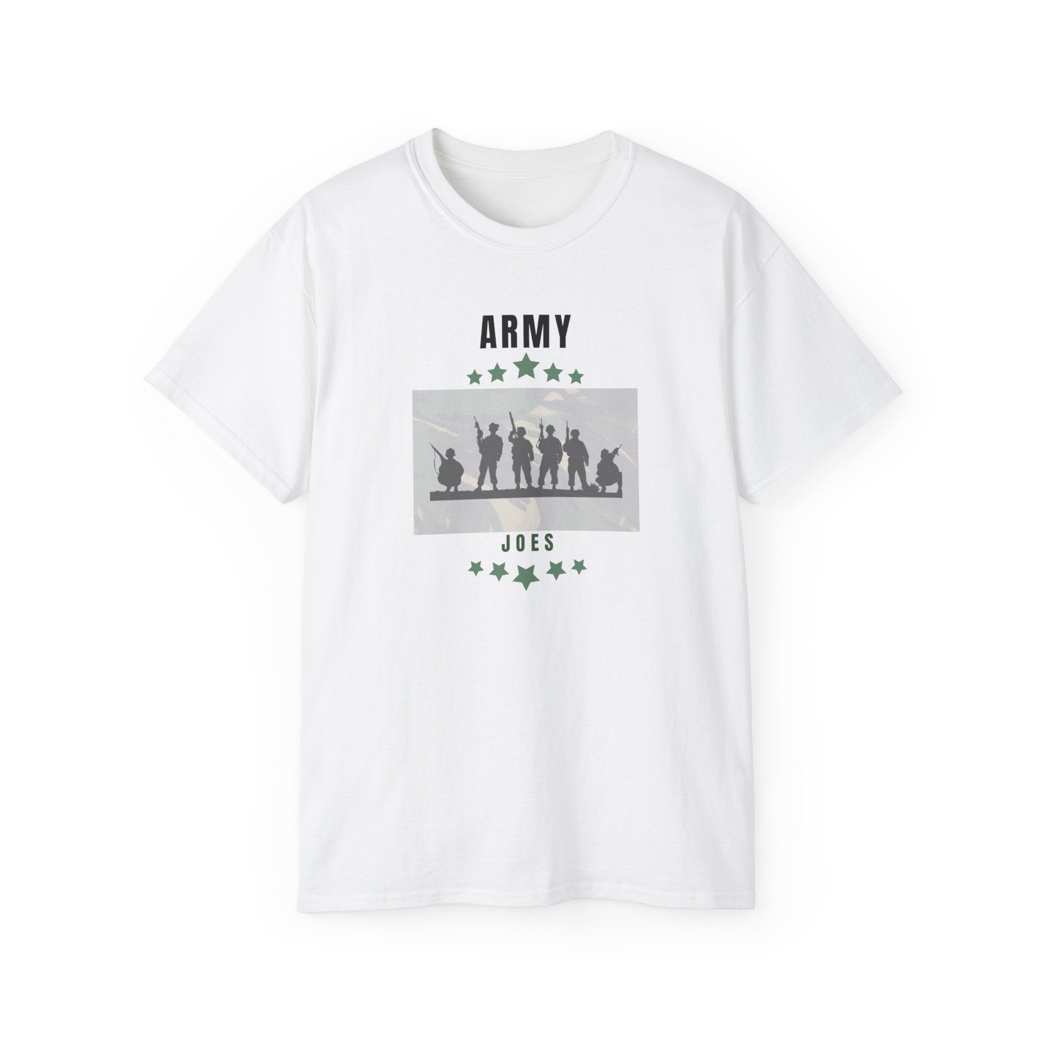 Army Joes Graphic Tee — Military Silhouette Veterans T‑Shirt