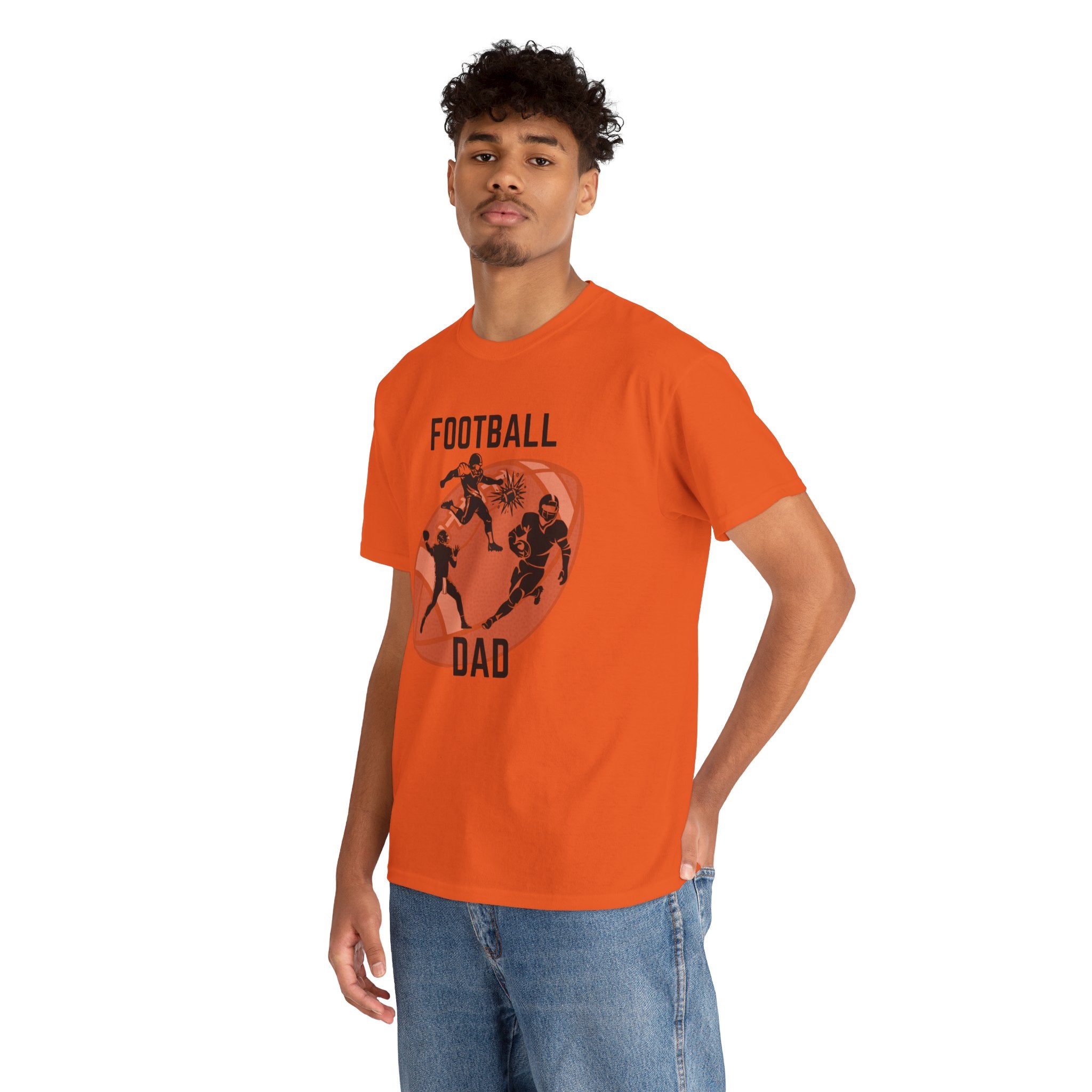 Football Dad T-Shirt – Proud Sideline Tee for Dad