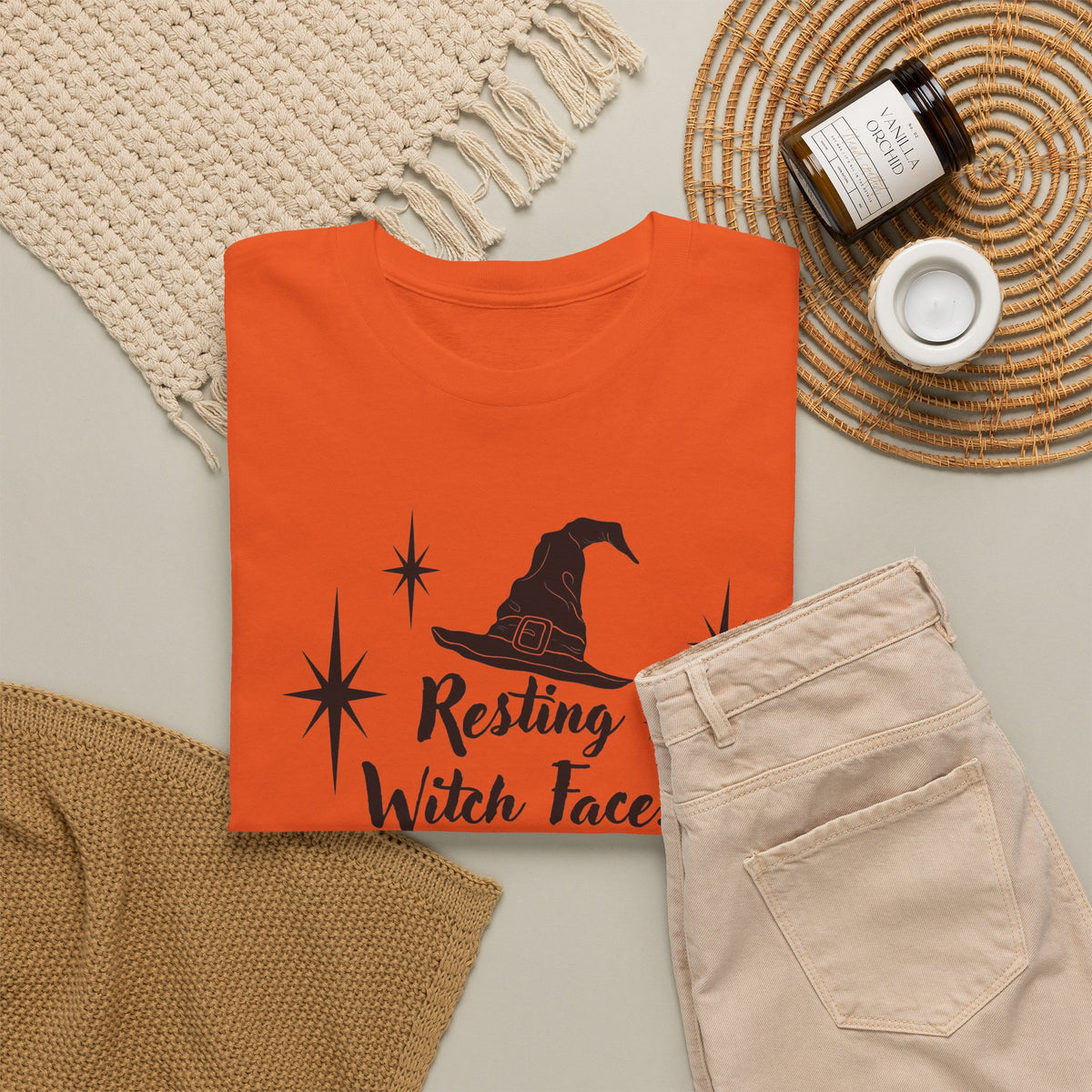 Witch T-Shirt - “Resting Witch Face? Naw, I’m Just Tired” Halloween Tee