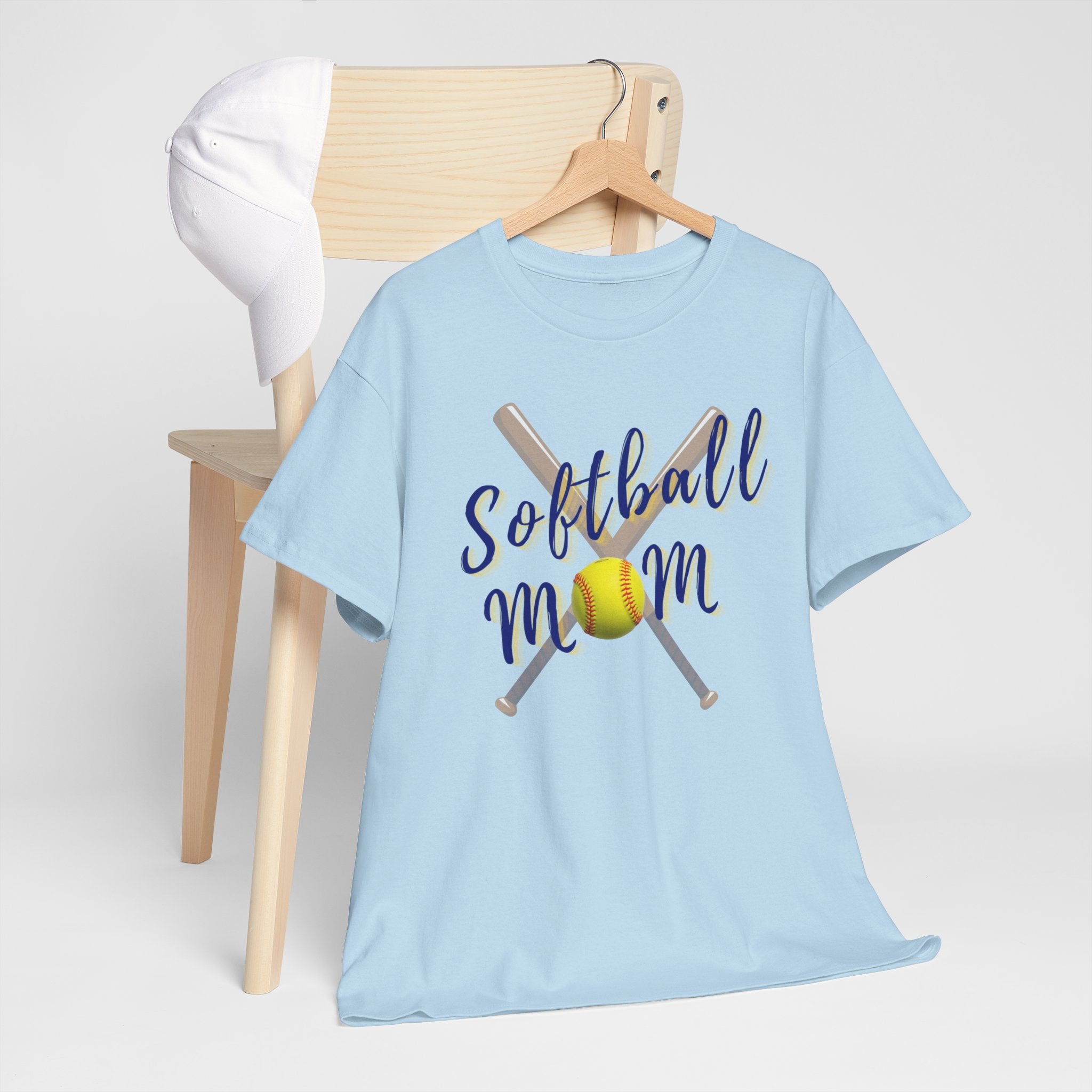 Softball Mom T-Shirt — Bat & Ball Graphic Tee