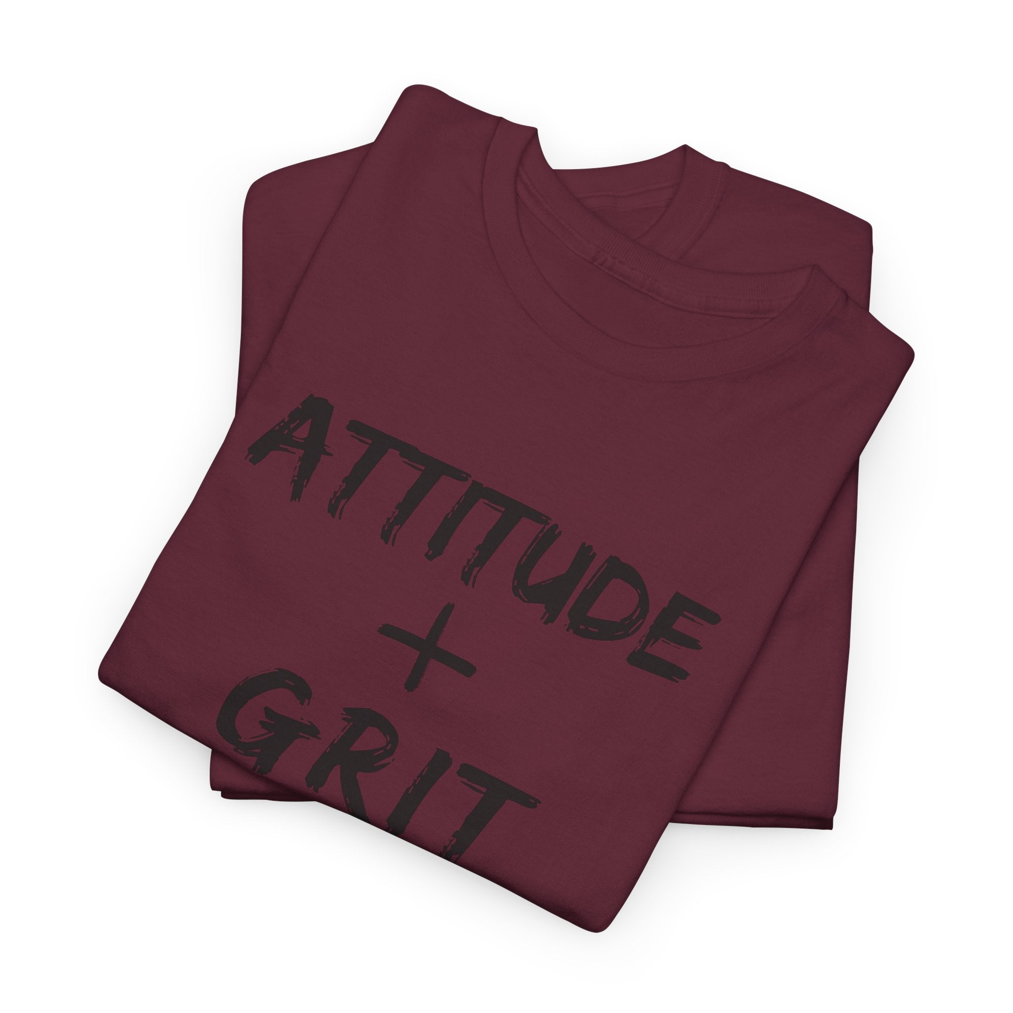 Hill Raised Tee — "Attitude + Grit" Graphic T-Shirt