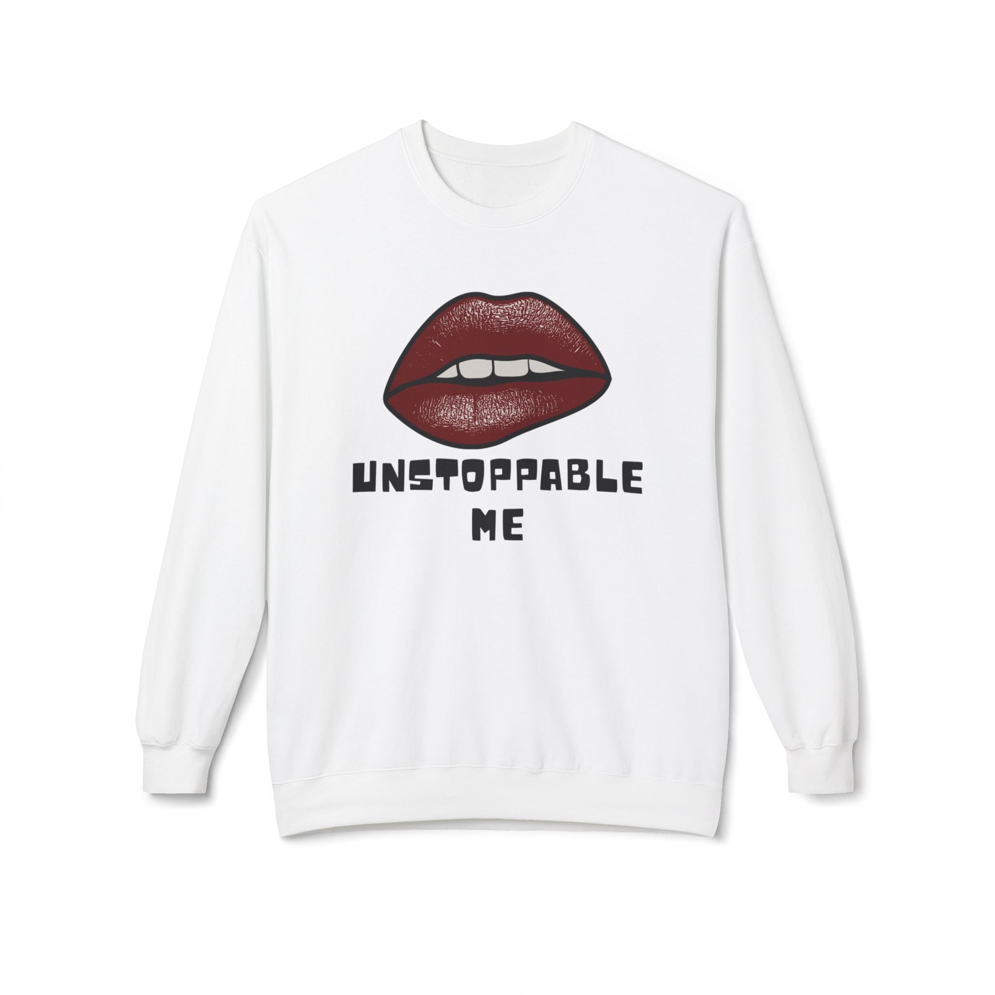 Unstoppable Me Sweatshirt — Bold Lip Graphic Crewneck