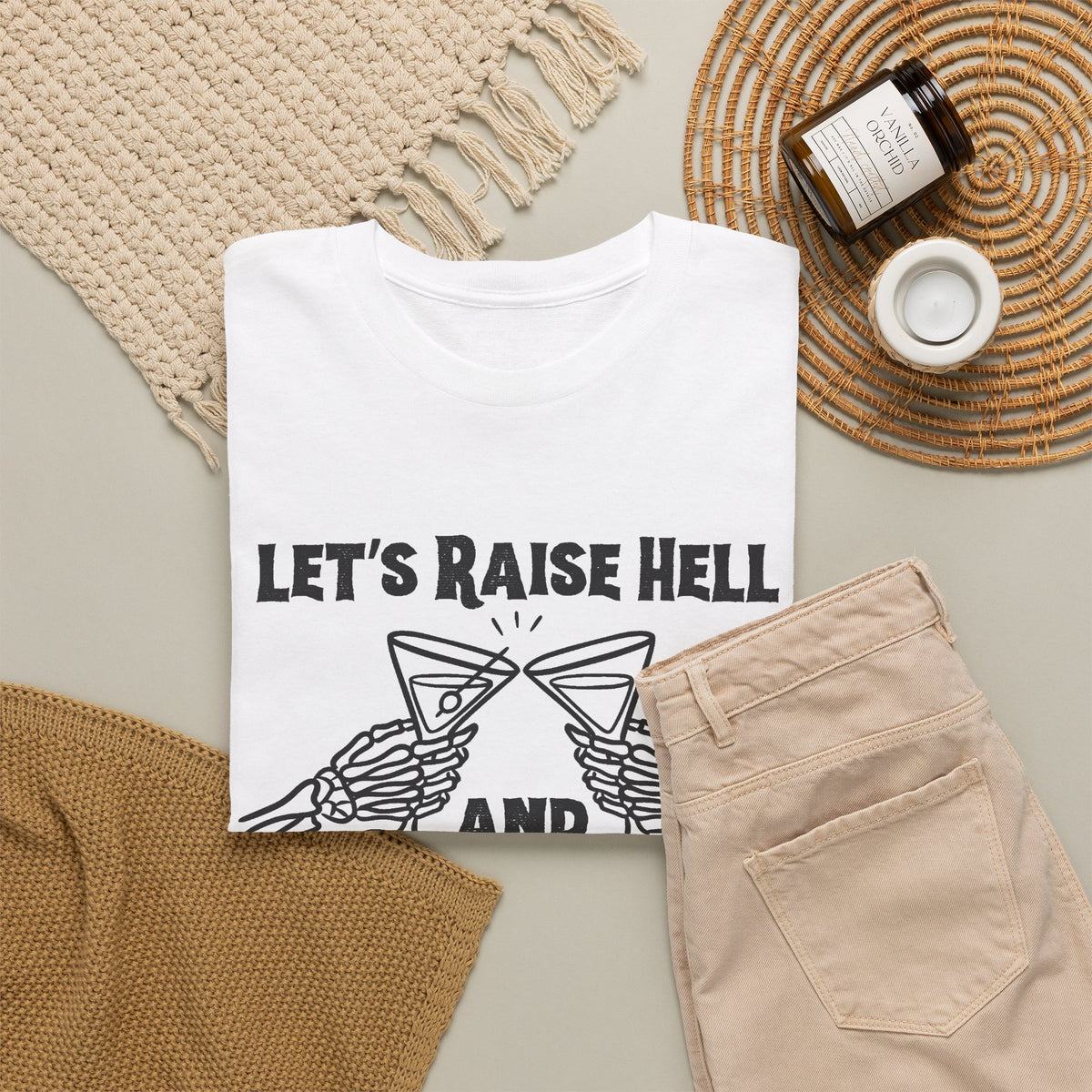 Let's Raise Hell and Raise a Glass T-Shirt