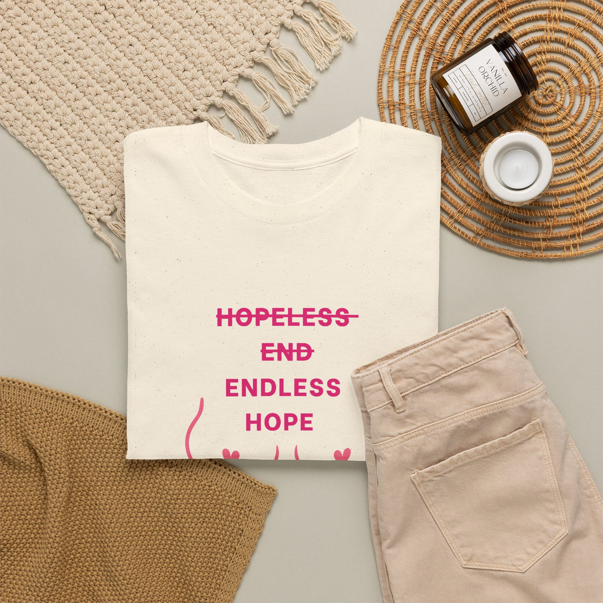 Endless Hope Breast Cancer Support T-Shirt