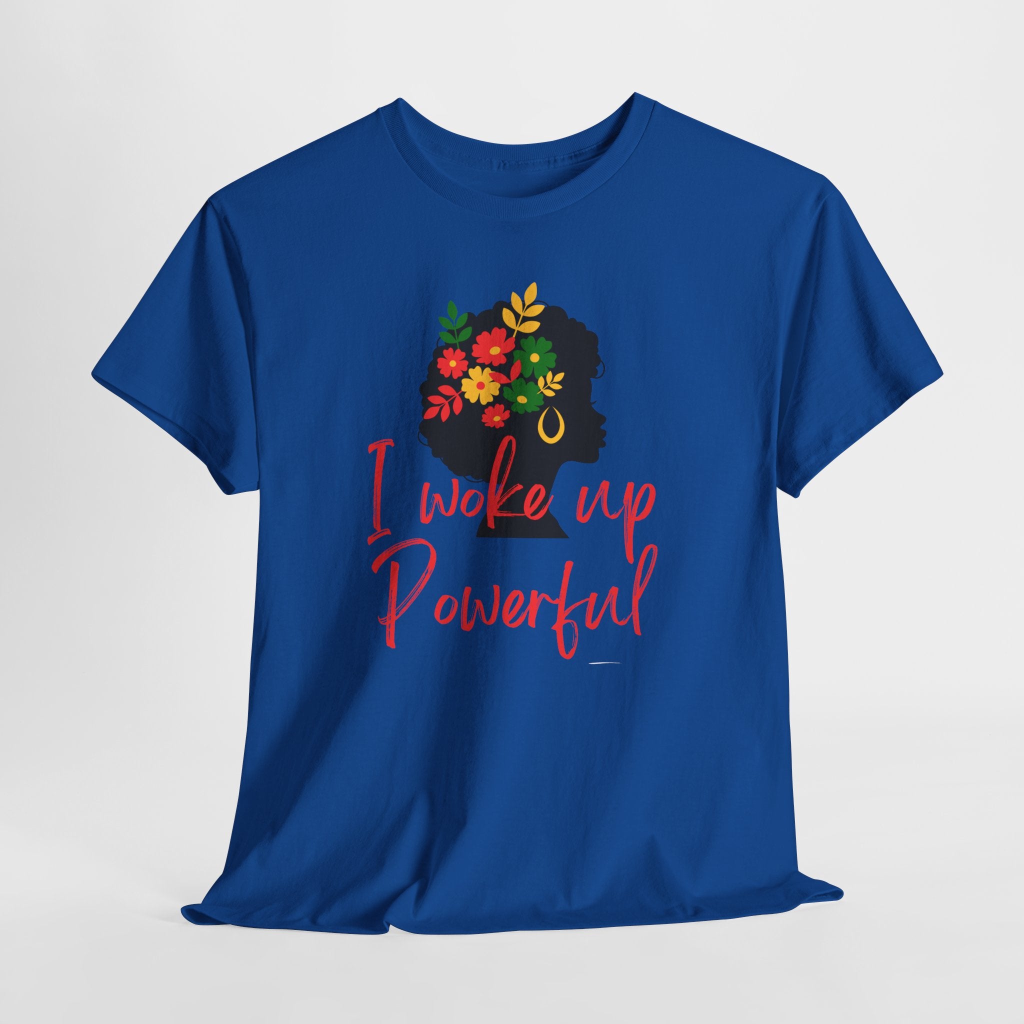 I Woke Up Peaceful" Minimal Line Art T-Shirt